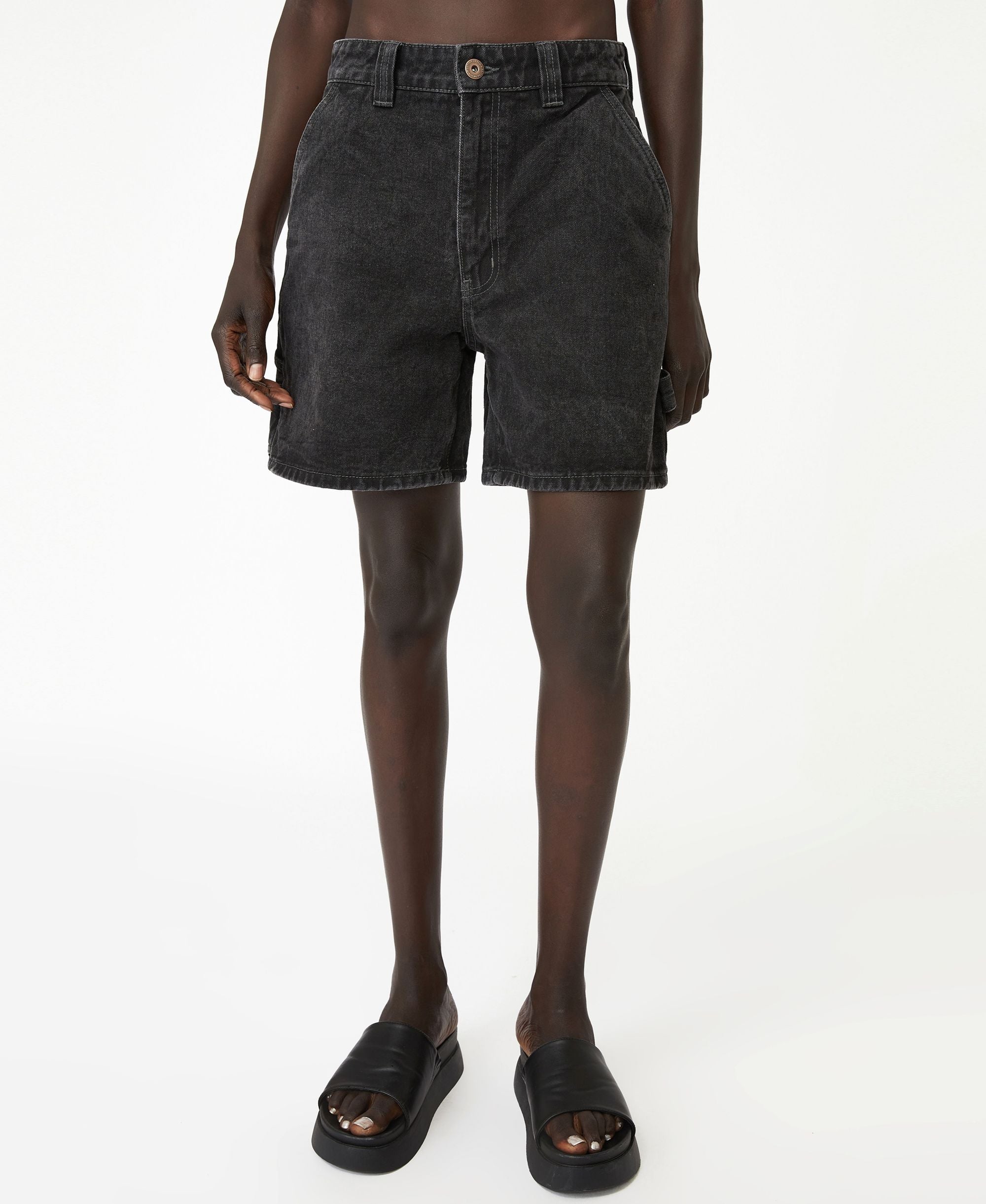 Women's Carpenter Denim Shorts