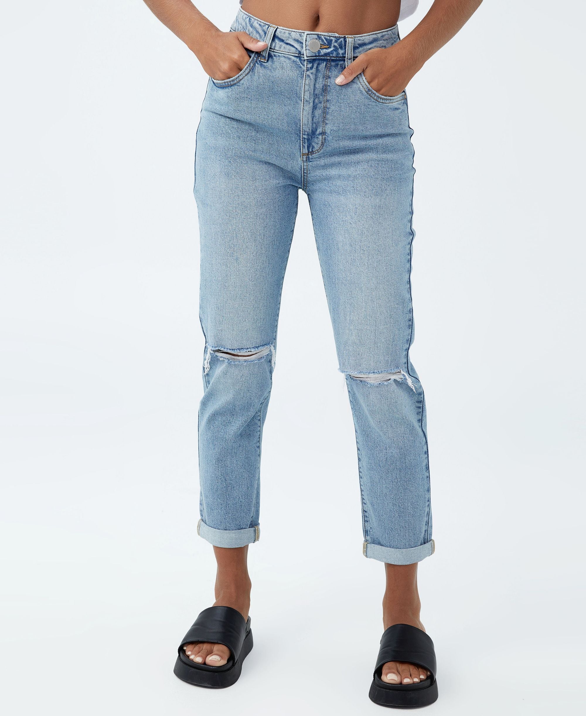 Women's Stretch Mom Denim Jean