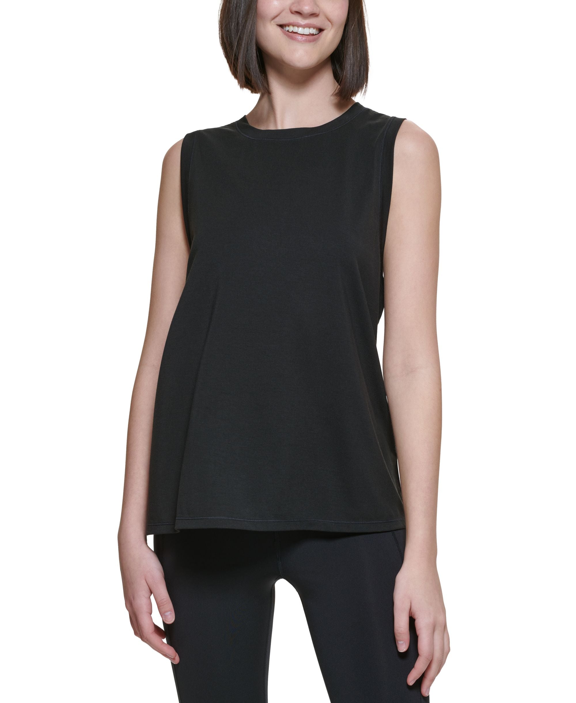 Calvin Klein Performance Womens Dropped Armhole Tank Top