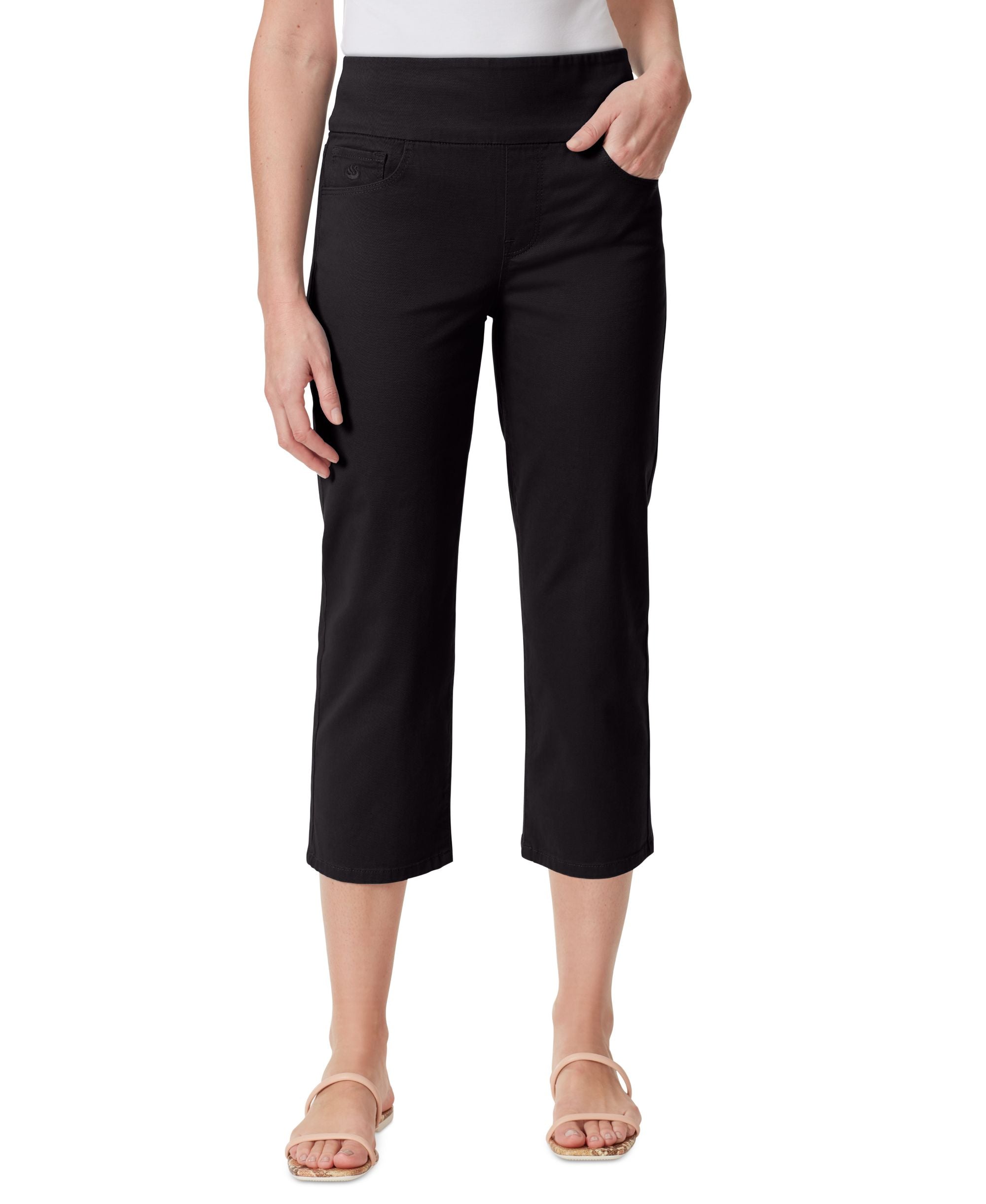 Amanda Pull-On Capri Jeans