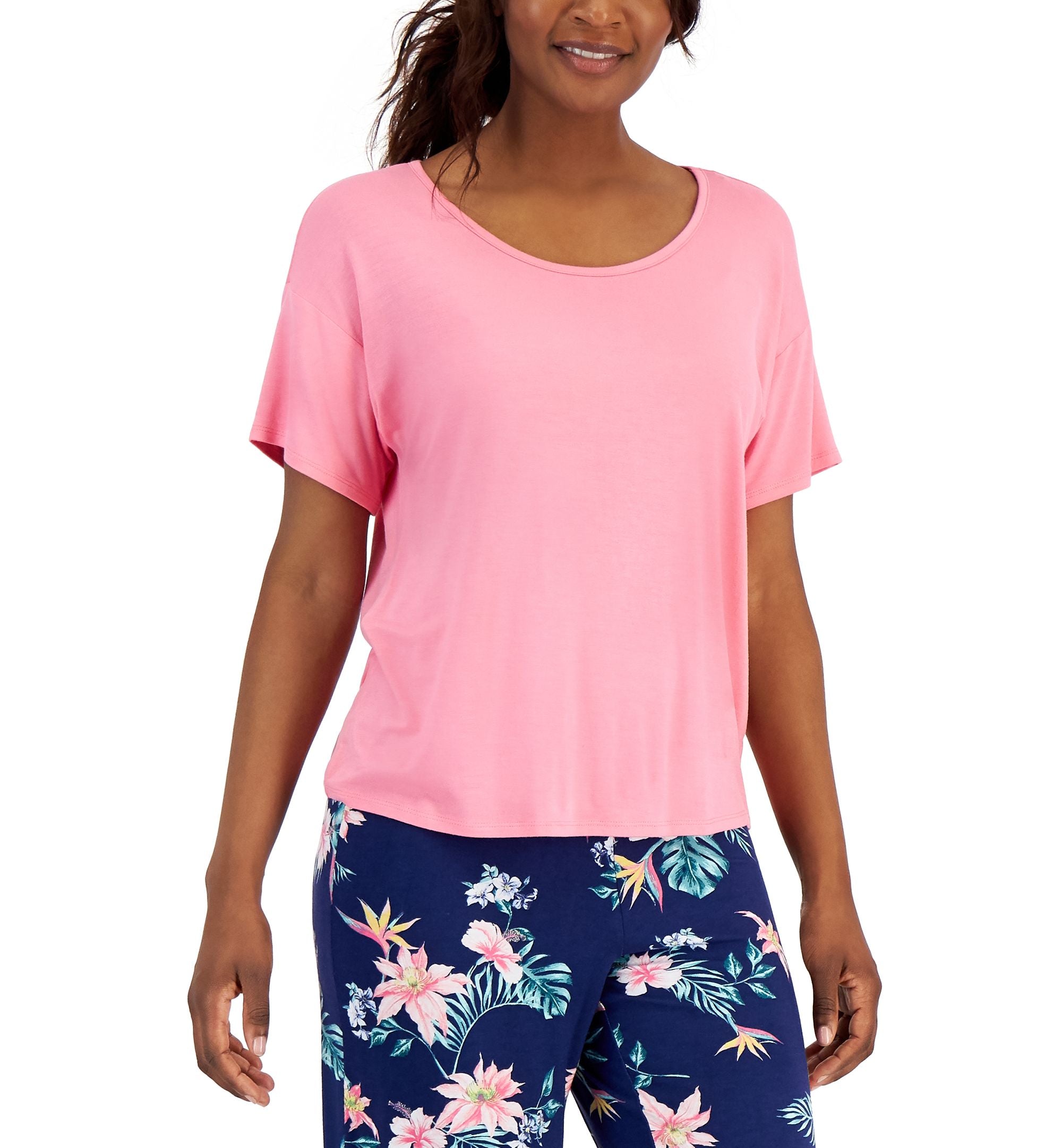 INC International Concepts Super Soft Short Sleeve Top