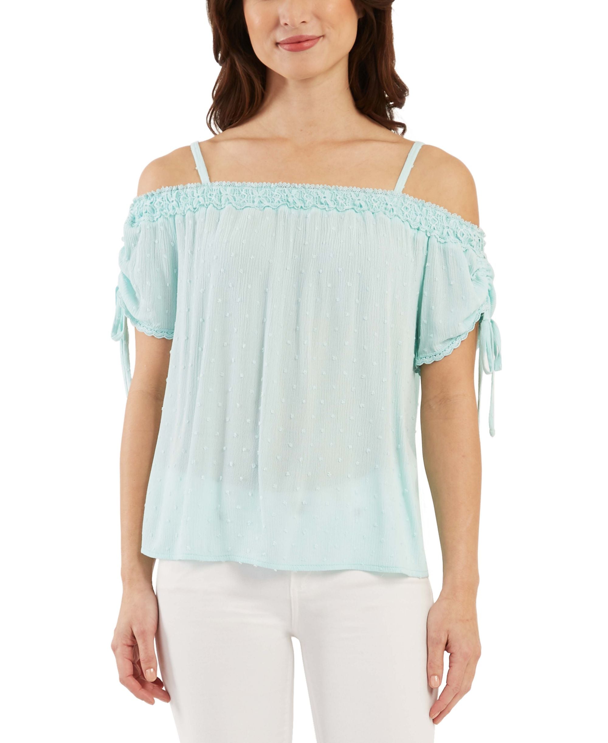 Juniors' Off-The-Shoulder Top