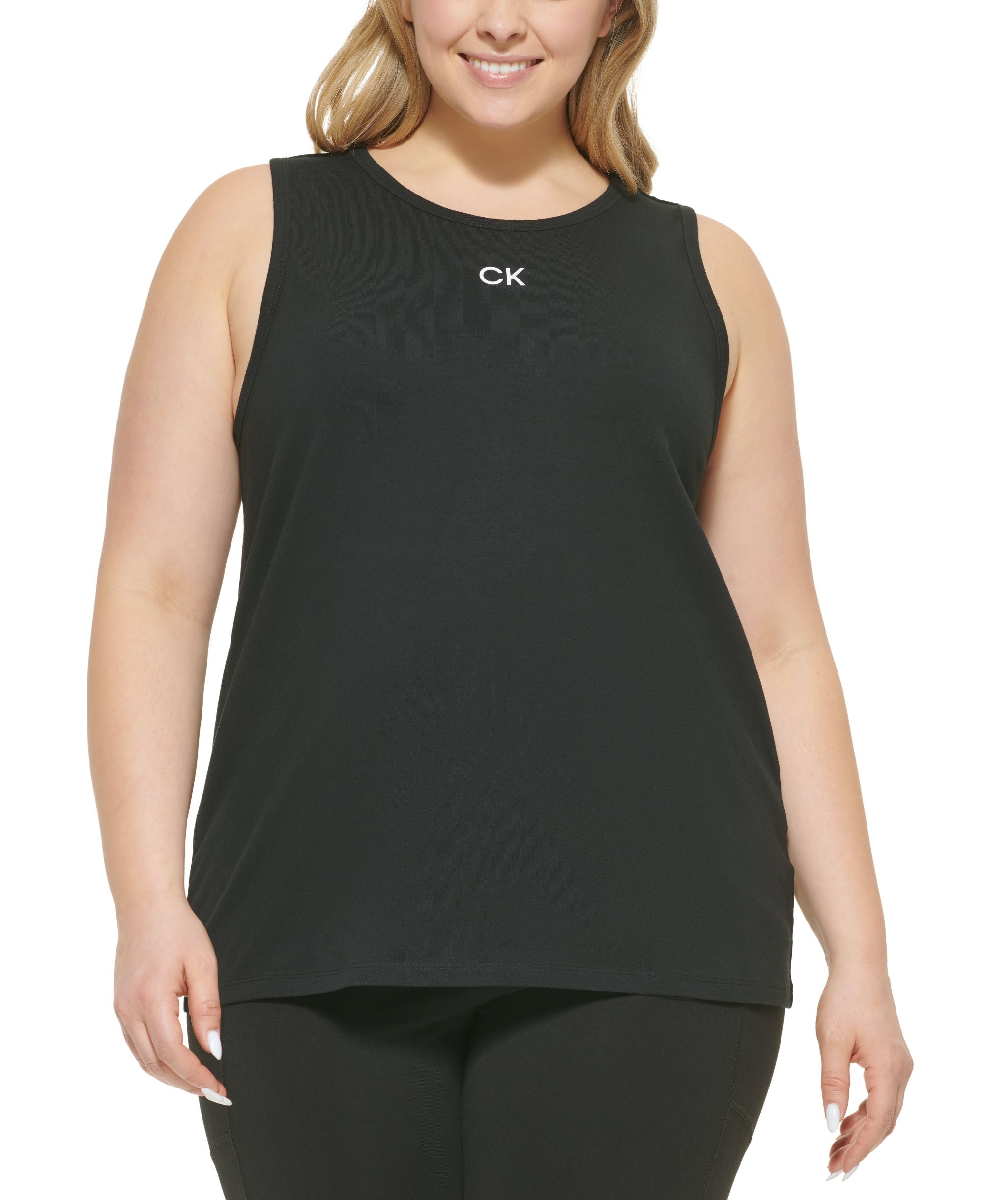 Calvin Klein Performance Plus Size Crewneck Tank Top