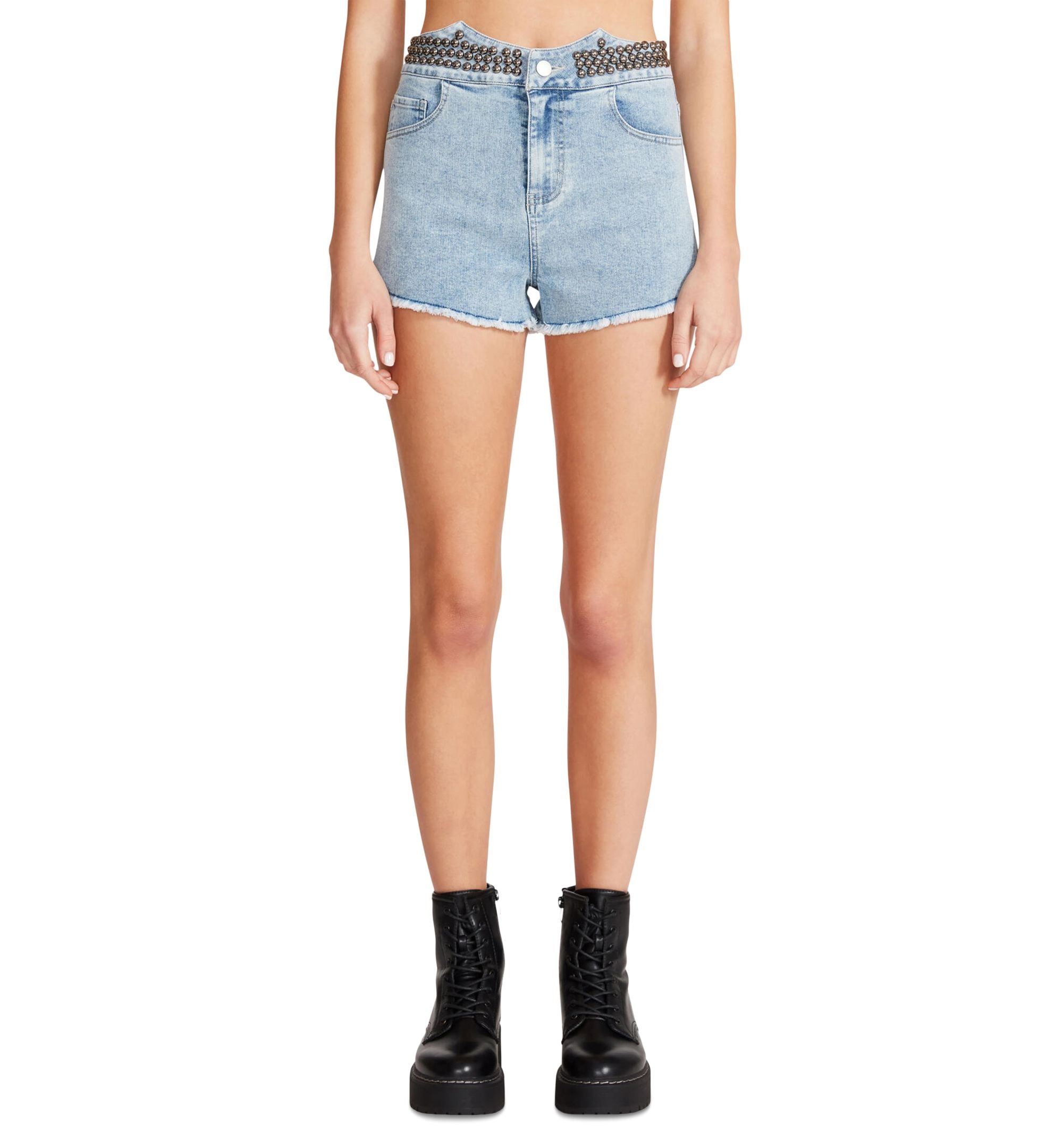 BB Dakota Women's Feeling Extra Studded Cutoff Shorts
