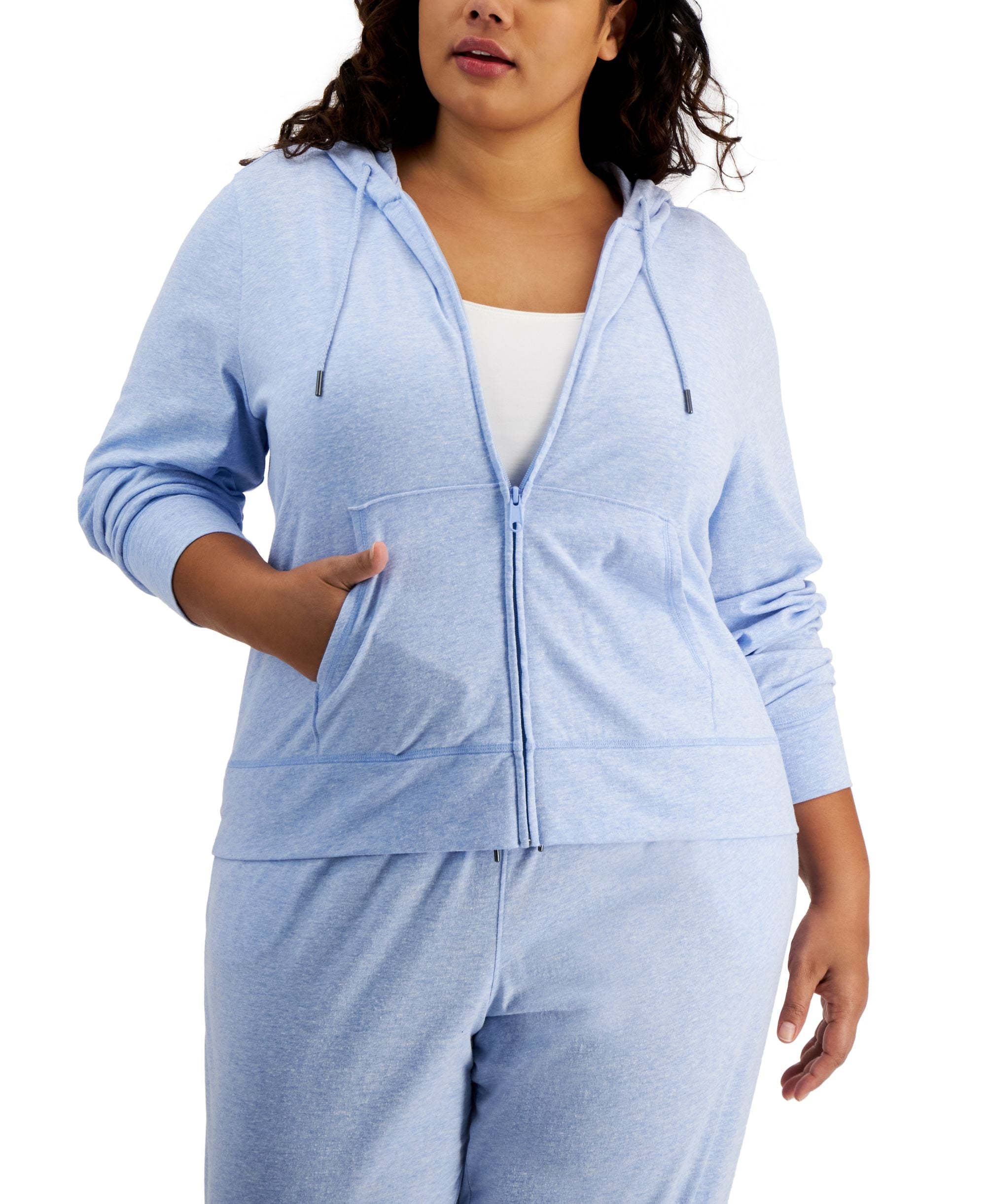 ID Ideology Plus Size Full Zip Hooded Jacket