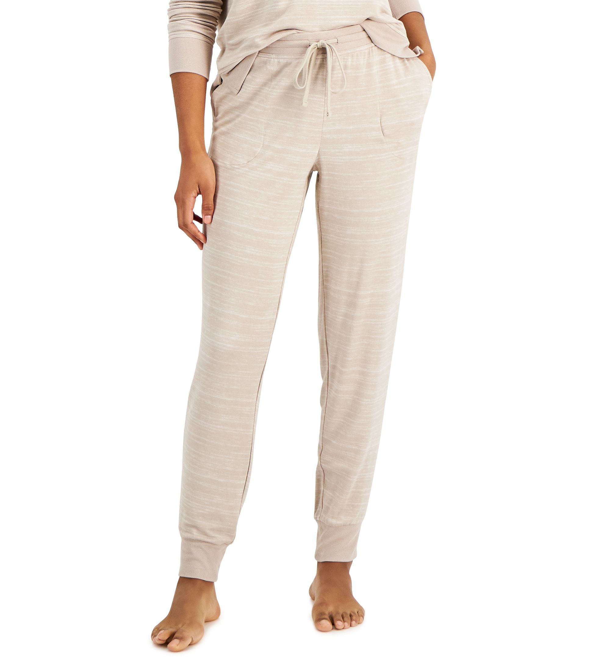 Alfani Womens Printed Jogger Pants