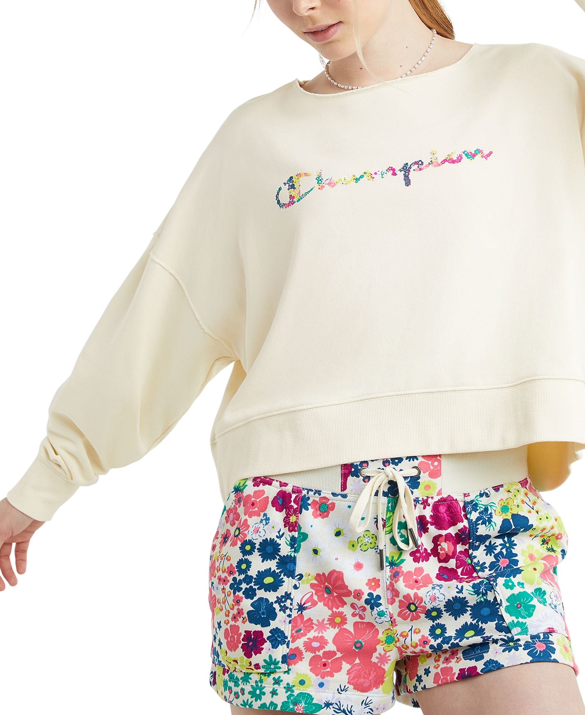 Champion Womens French Terry Logo Sweatshirt