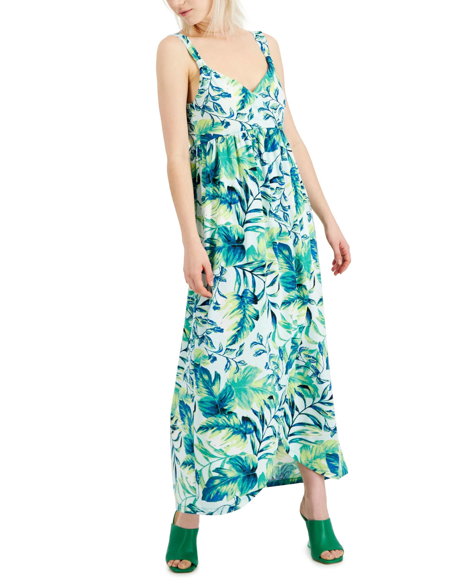 Jamie Layla Petite Printed Faux Wrap Maxi Dress