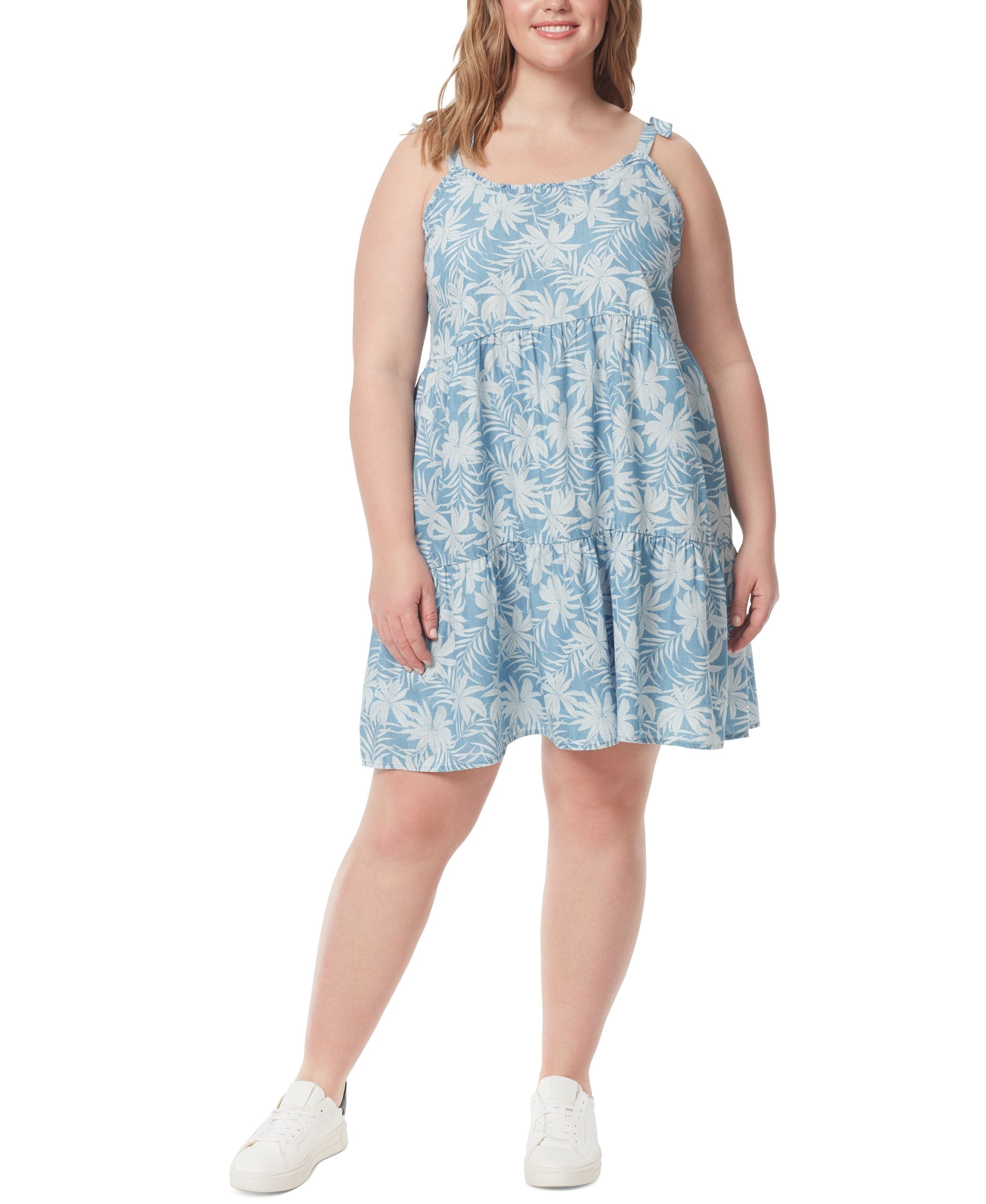 Jessica Simpson Trendy Plus Tamaryn Tiered Dress