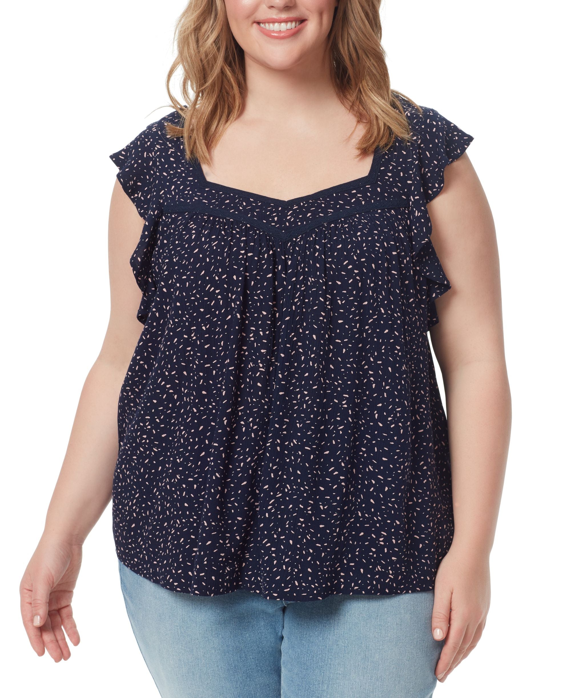 Jessica Simpson Trendy Plus Lauryn Sweetheart Top