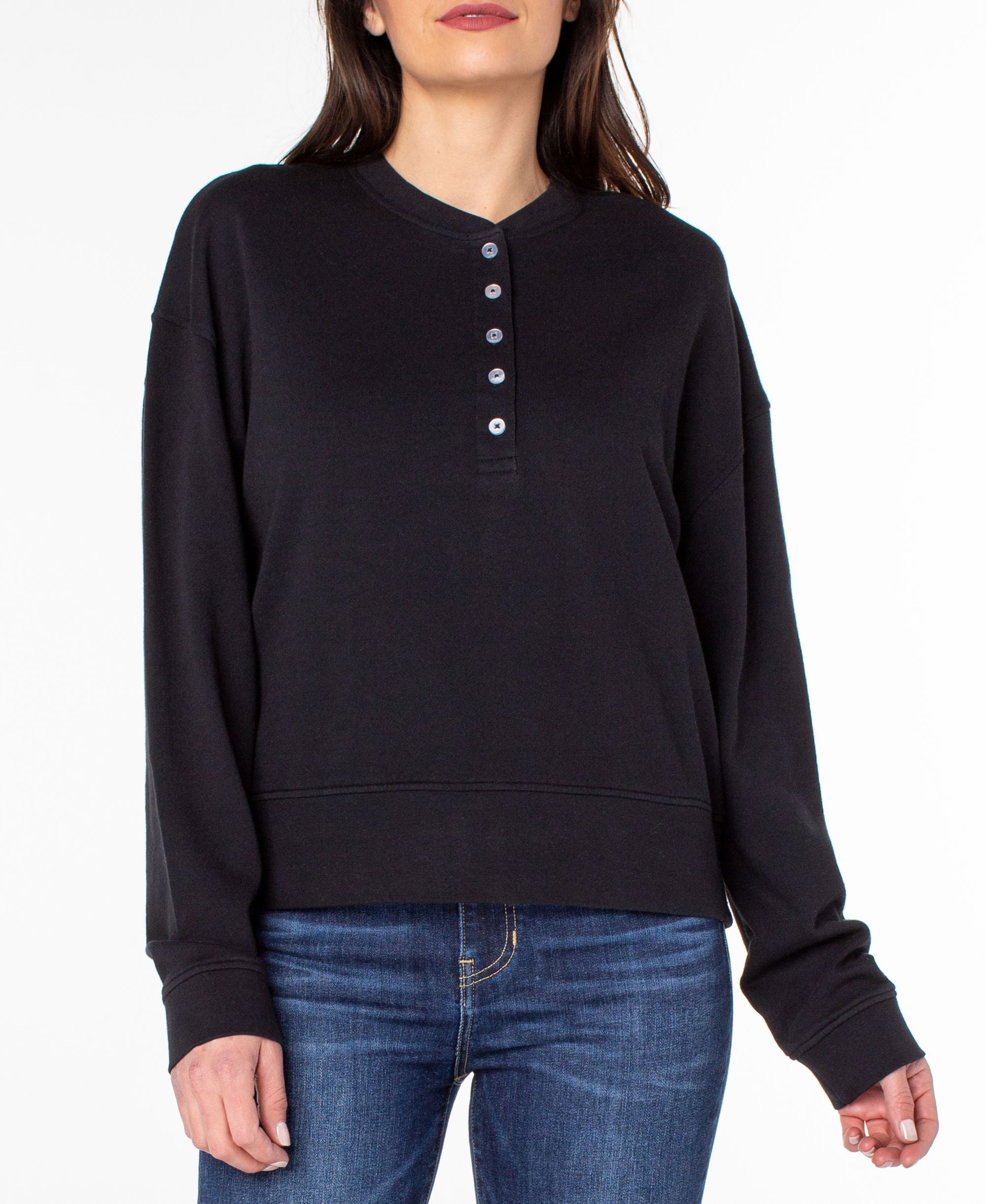 Earnest Sewn French Terry Henley Top