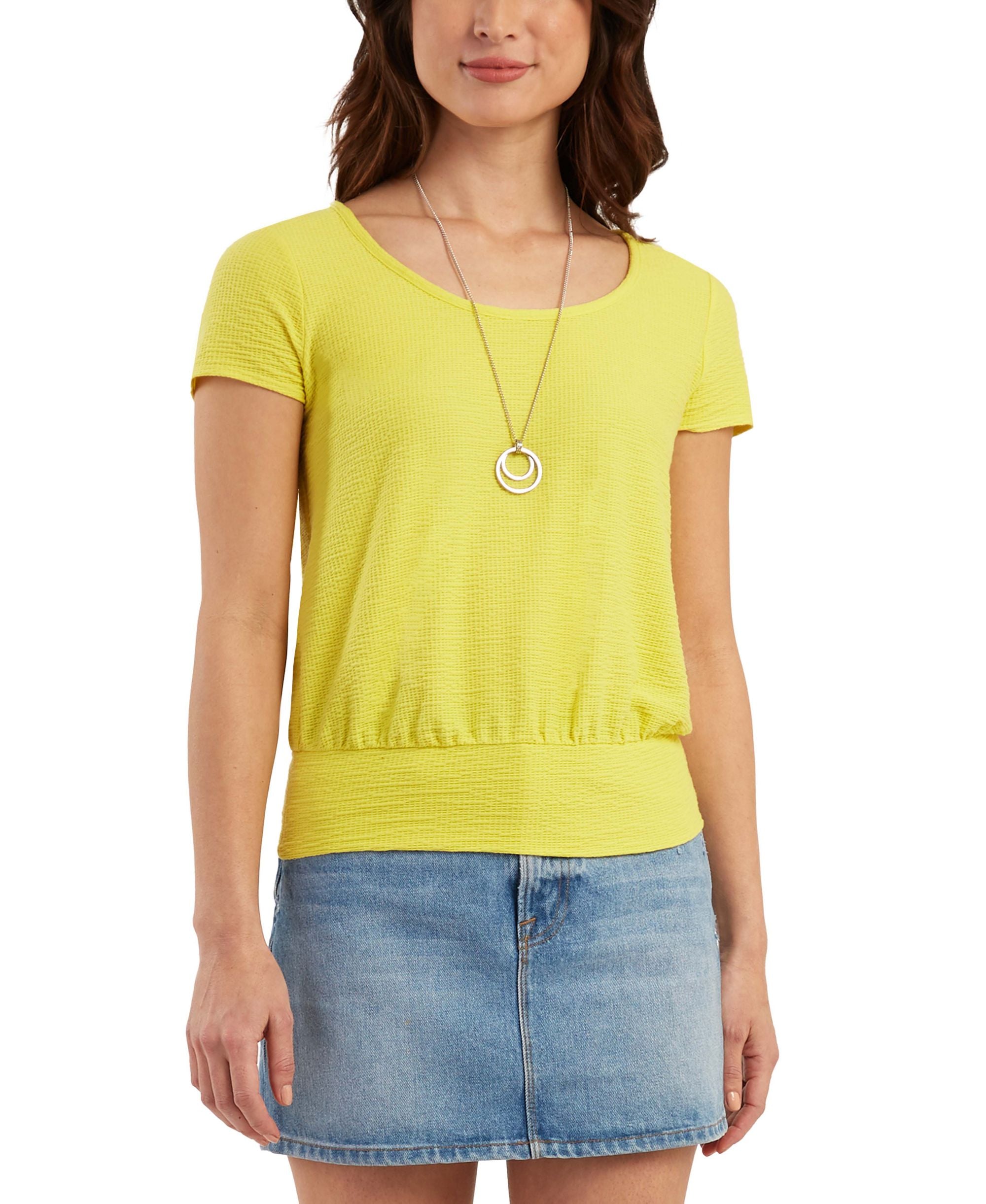 Juniors' New Texture Knit Top