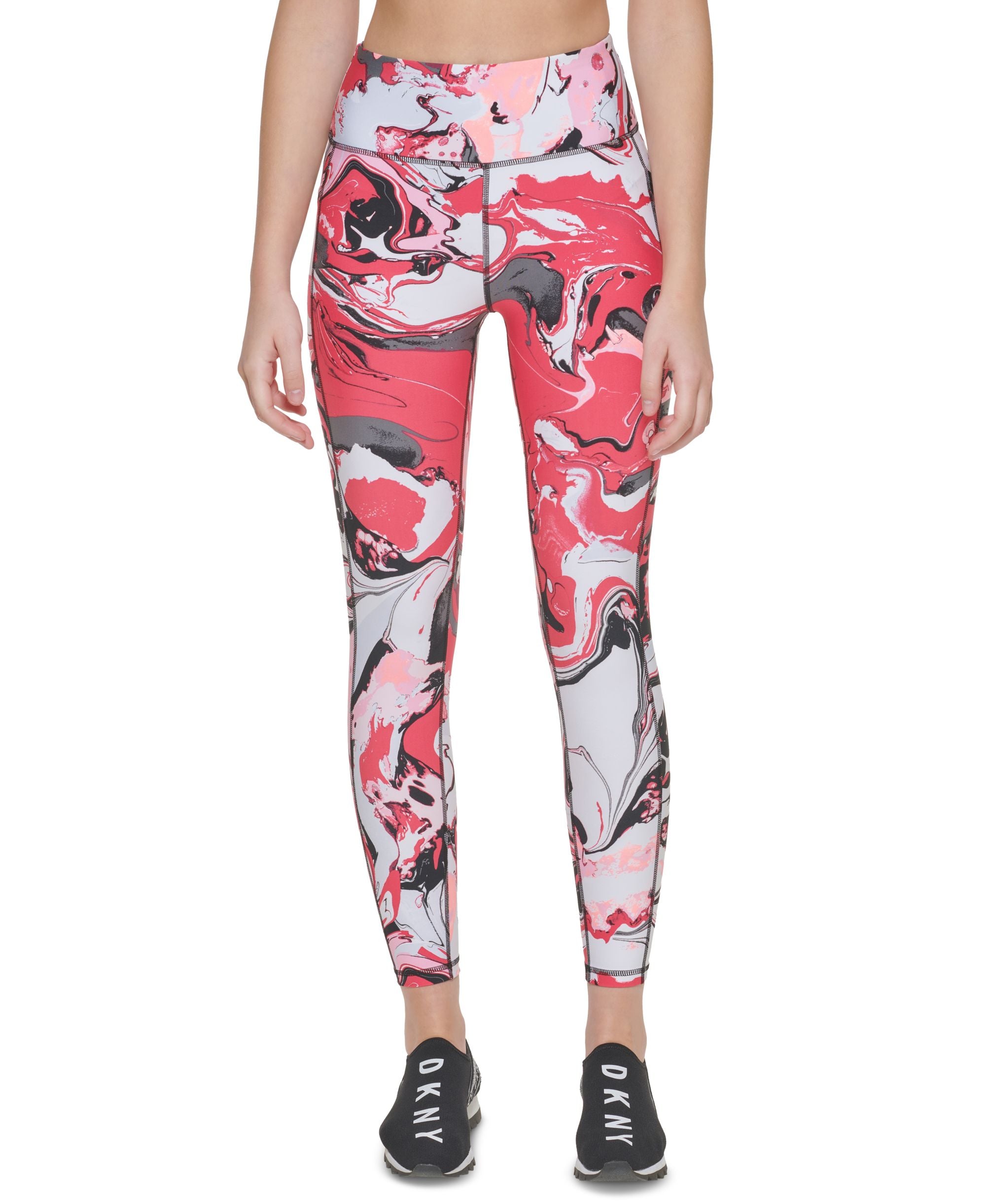 Printed High-Waist 7/8 Leggings