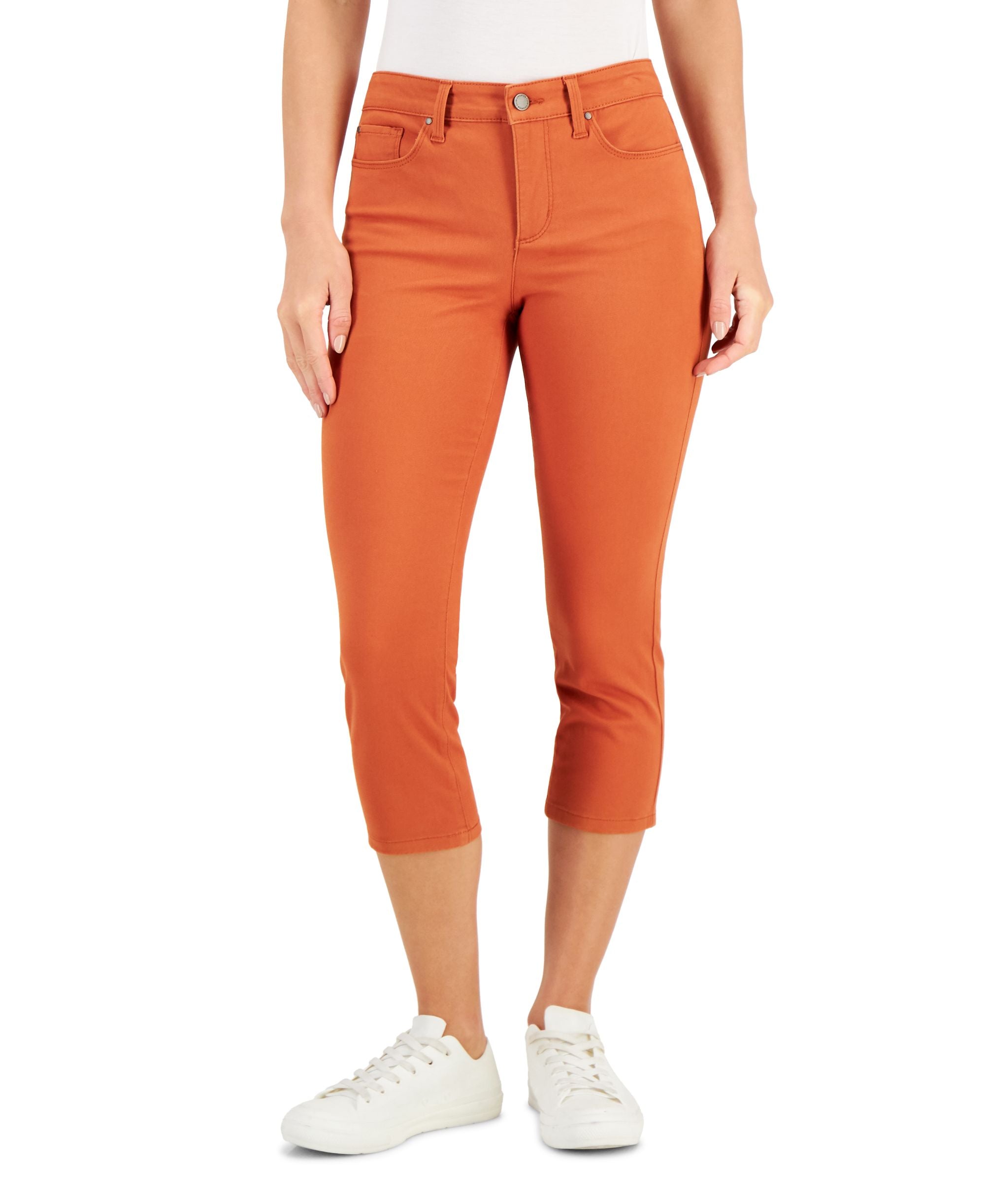 Charter Club Petite Tummy Control Bristol Capri Jeans