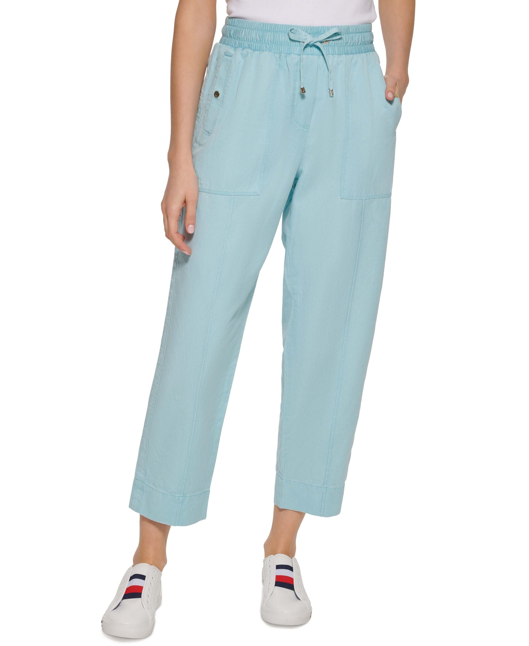 Tommy Hilfiger Cropped Pull On Pants