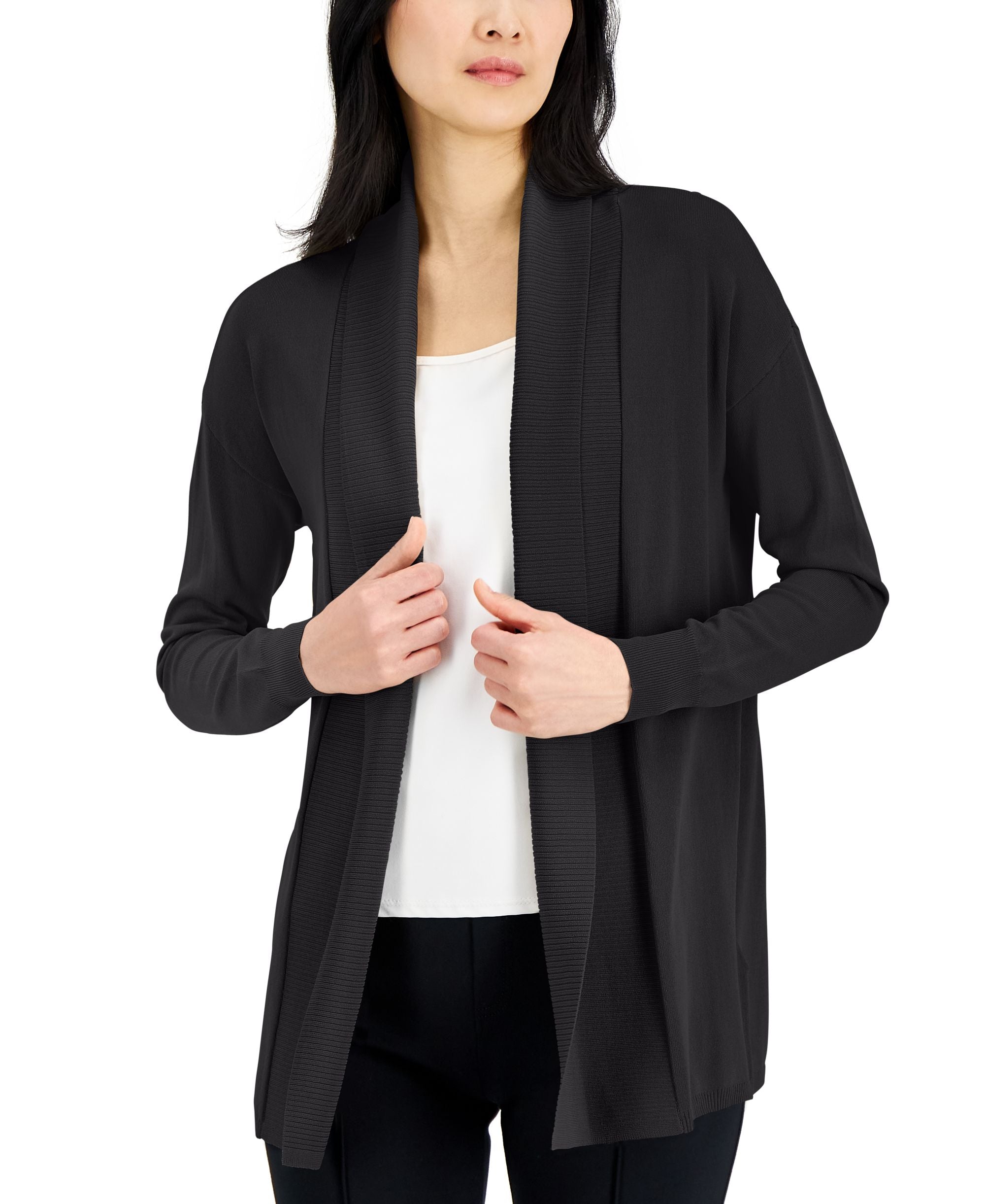 Alfani Petite Open Front Cardigan