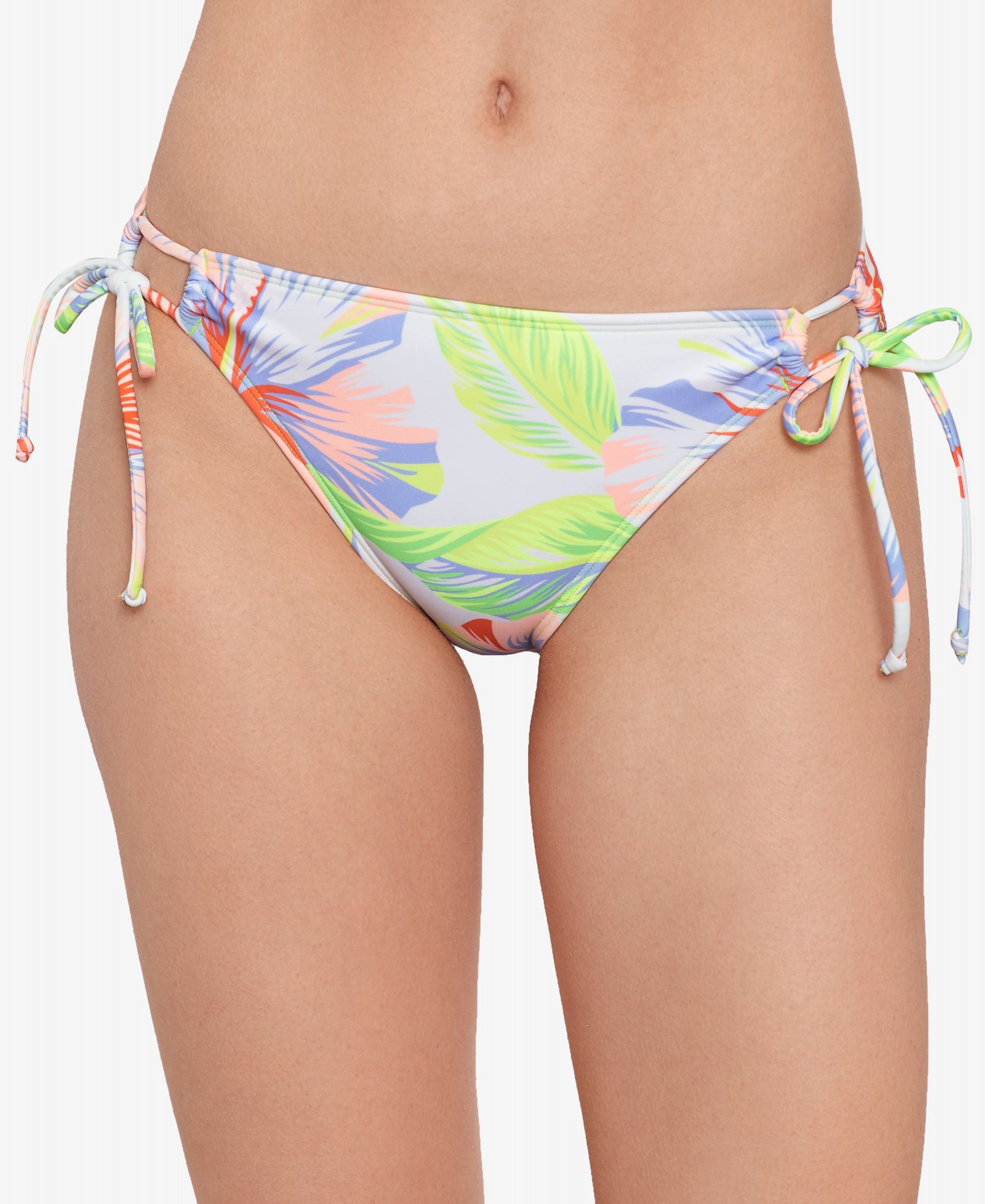 Juniors' Hibiscus Garden Side-Tie Bikini Bottoms