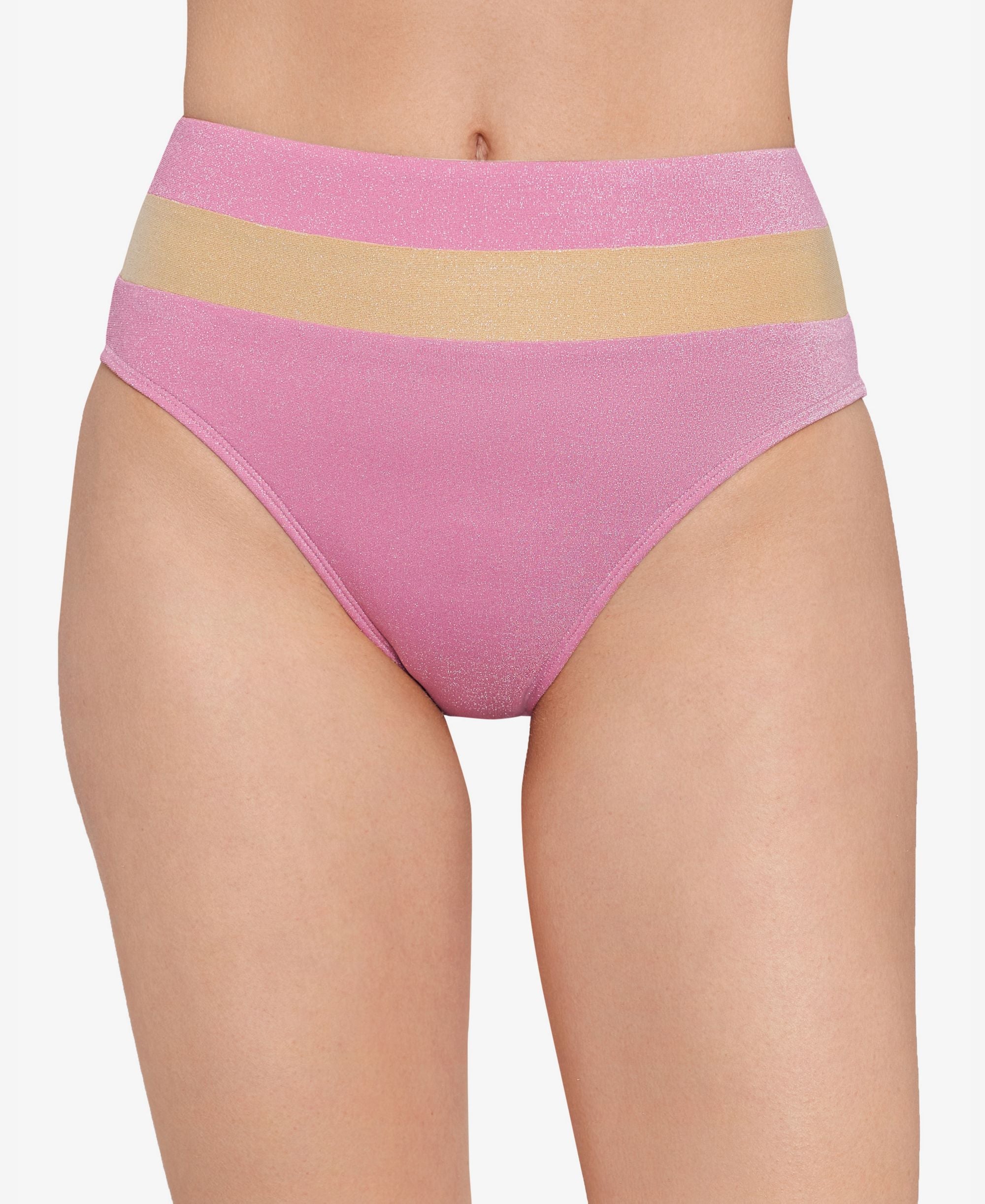 Juniors' Precious Metals Colorblocked Bikini Bottoms