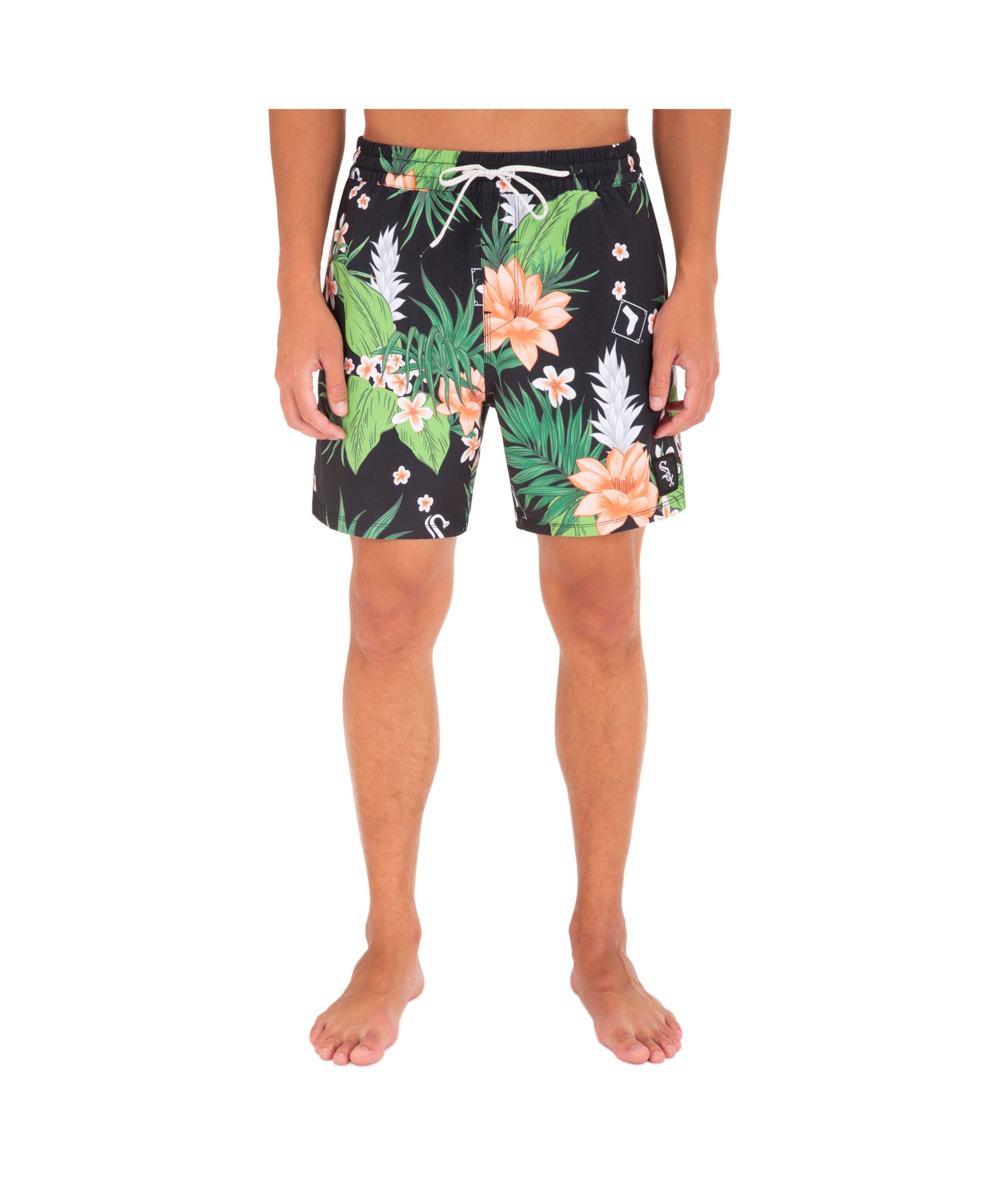 Men's Chicago White Sox Cannonball Tropics Swim Trunks