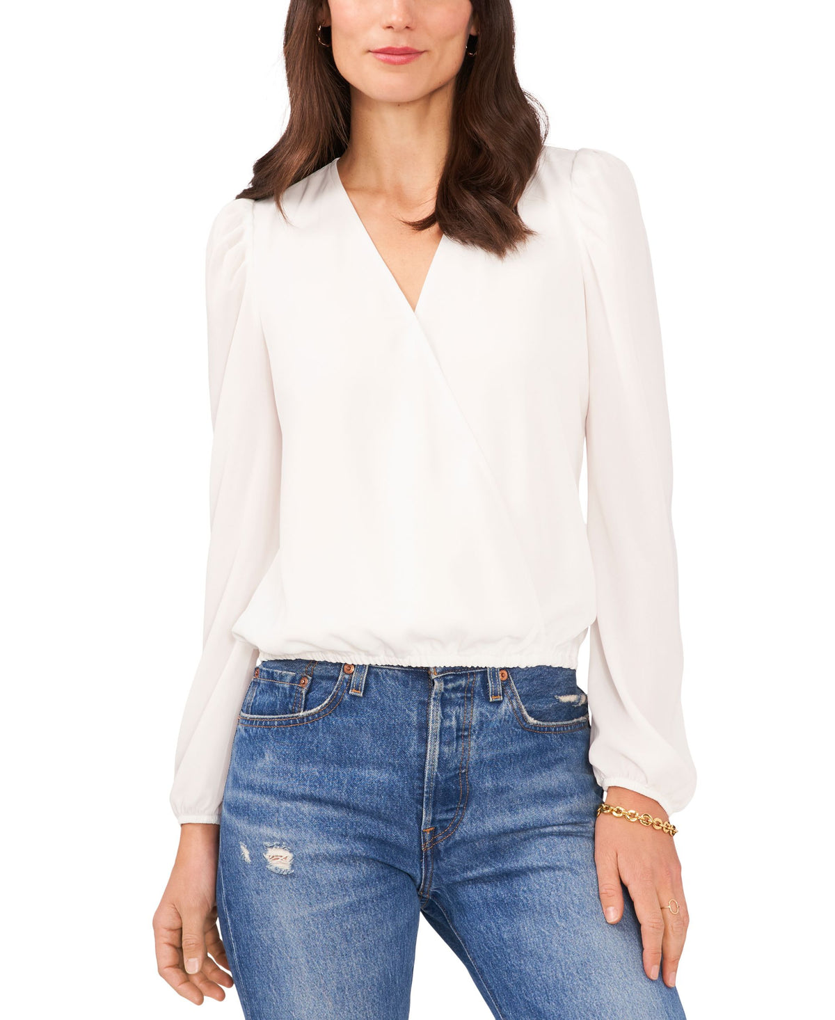Sam Jess Petite Puff Sleeve Top