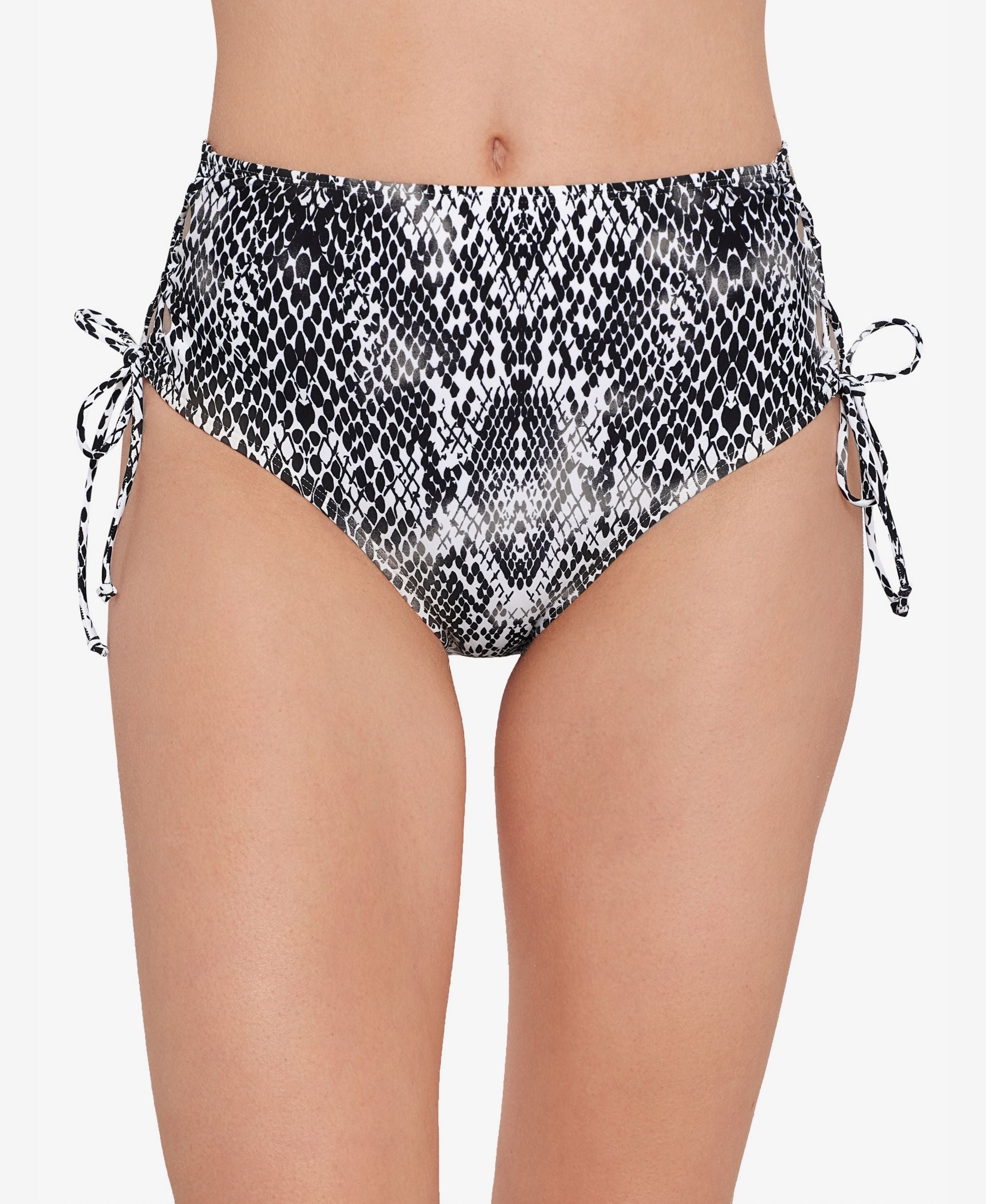 Juniors' Simple Scale Lace-Side Bikini Bottoms