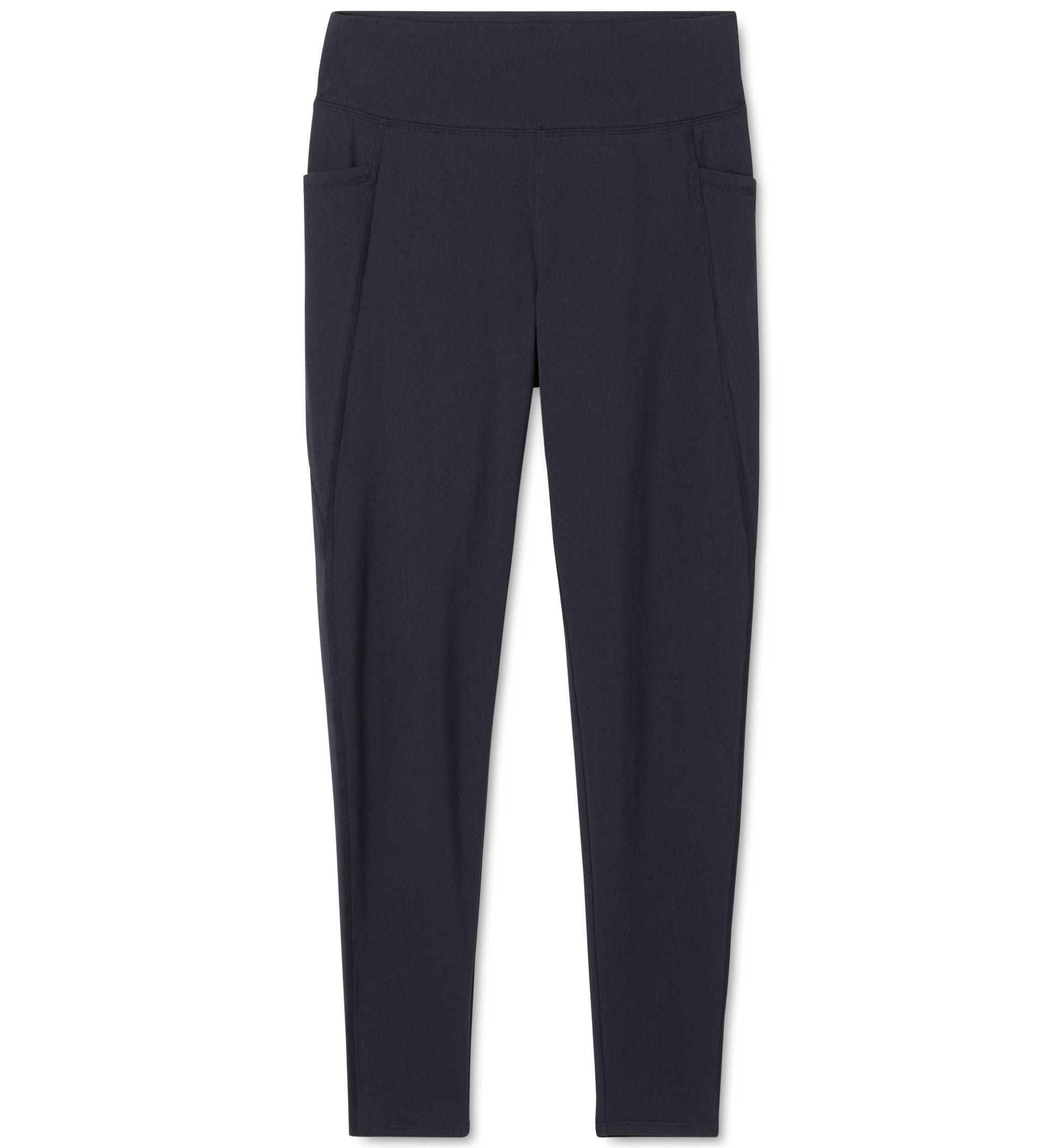 Eileen Fisher High Waist Stretch Pima Cotton Blend Leggings