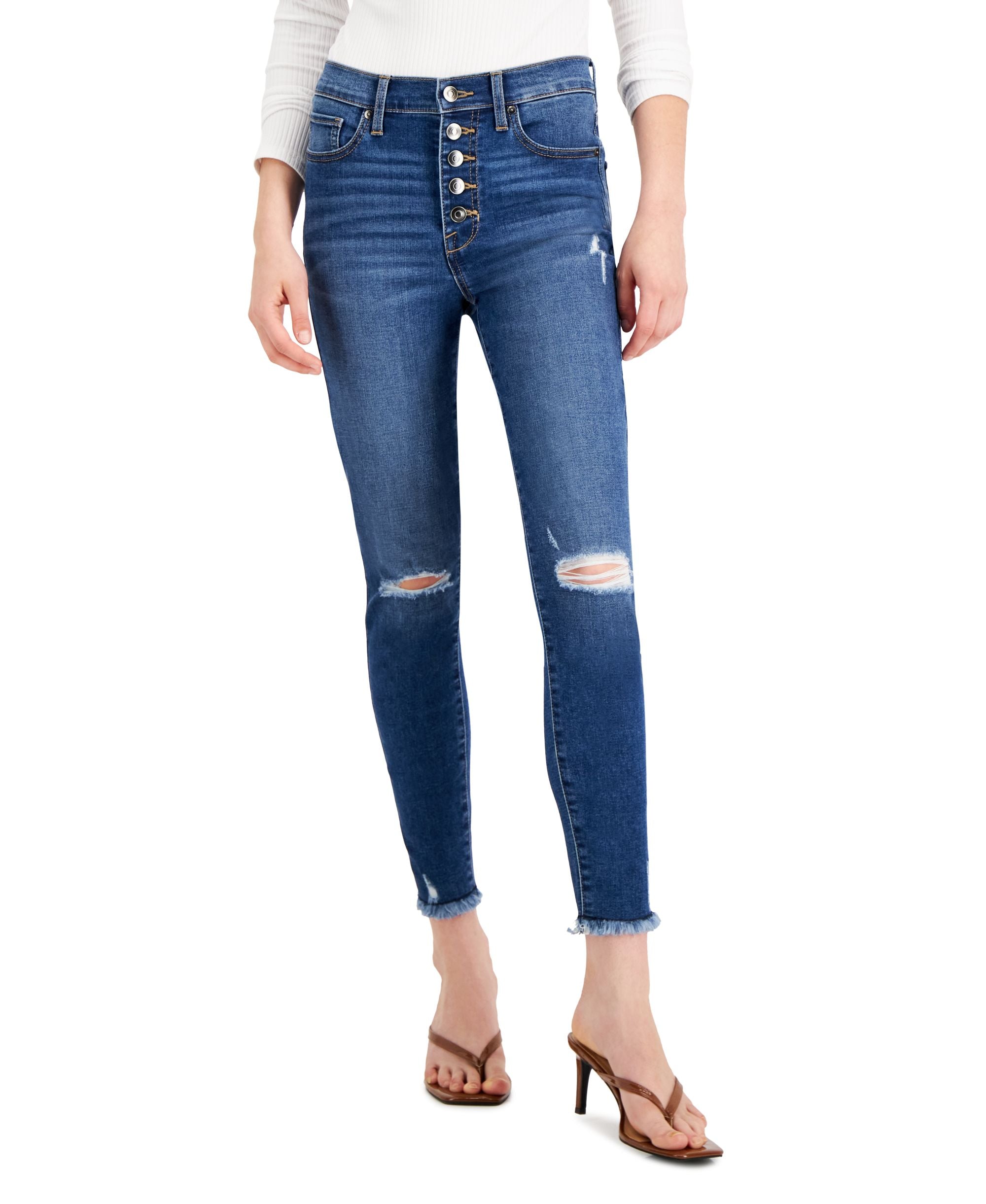 Juniors' Skinny Ankle Jeans