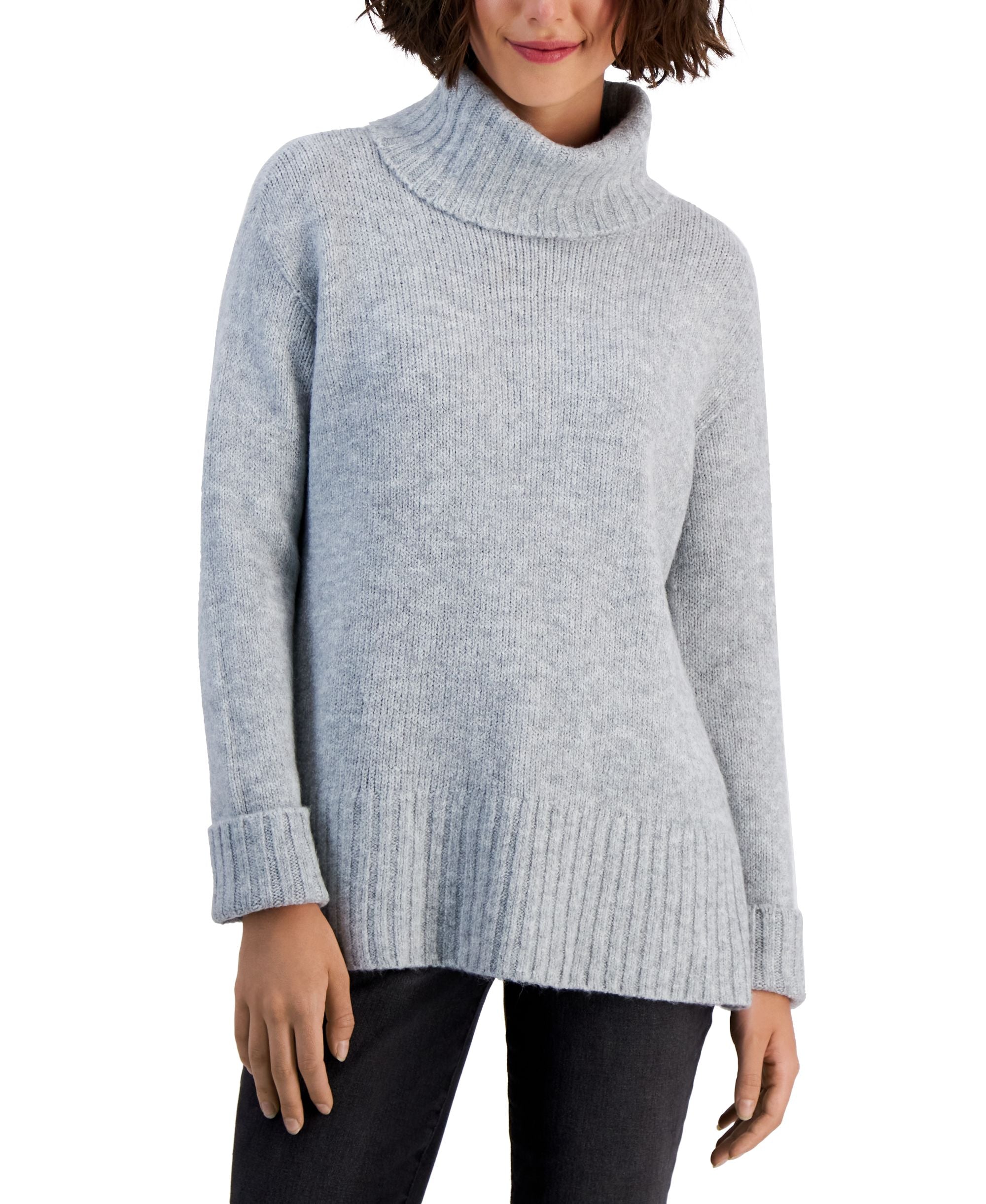 Style & Co Petite Cozy Turtleneck Sweater