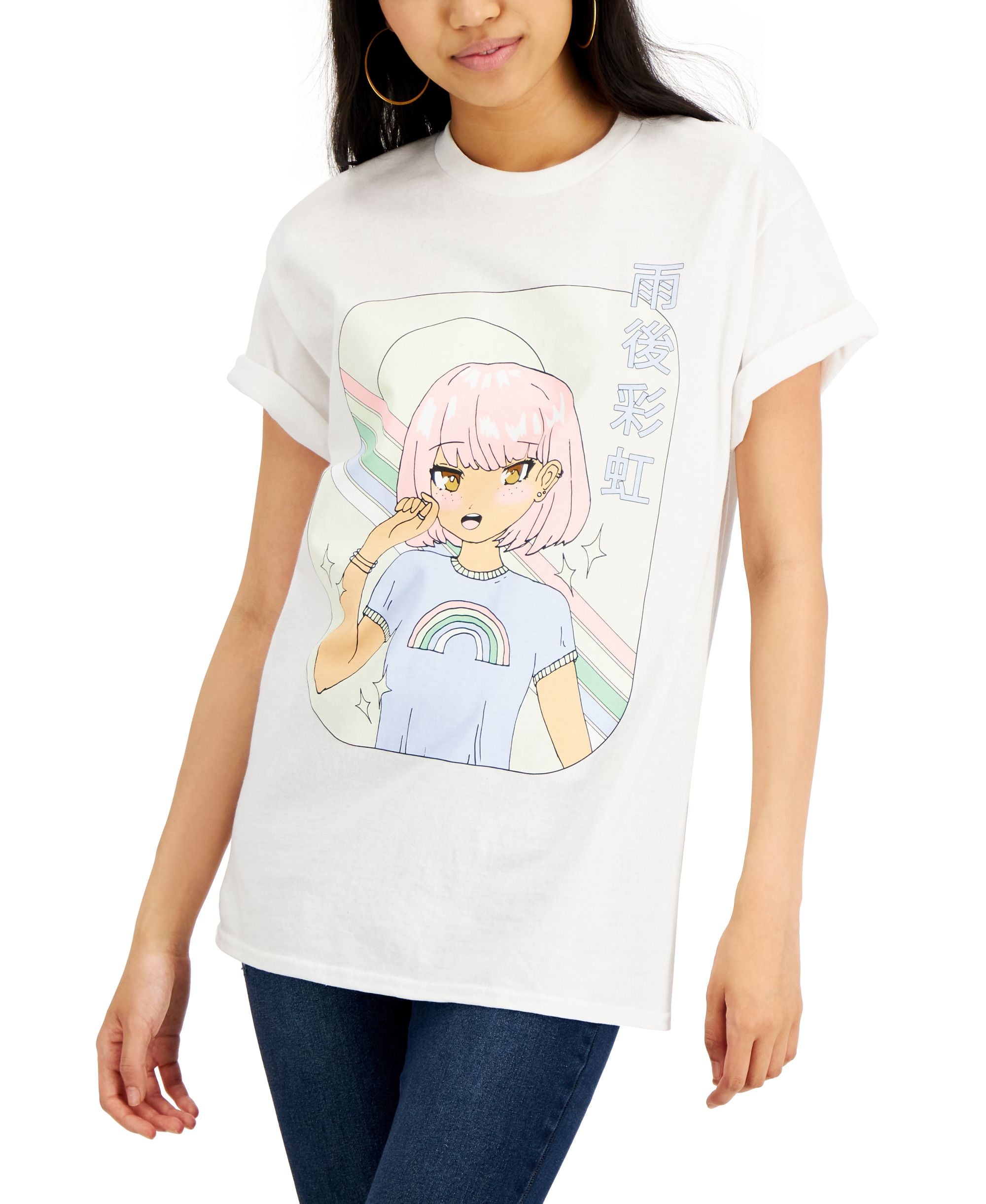 Junior's Graphic-Print T-Shirt