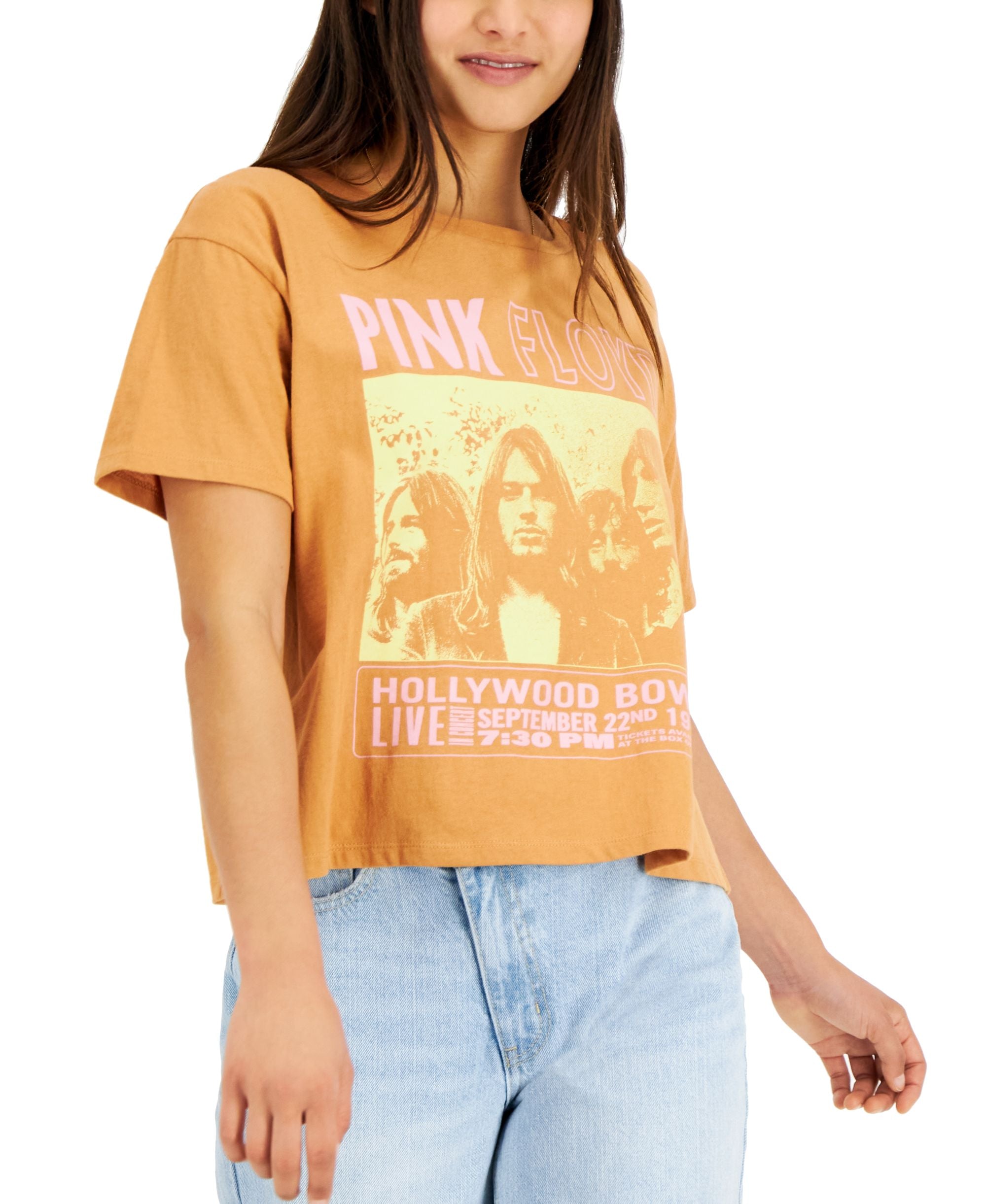 Juniors' Cotton Pink Floyd T-Shirt