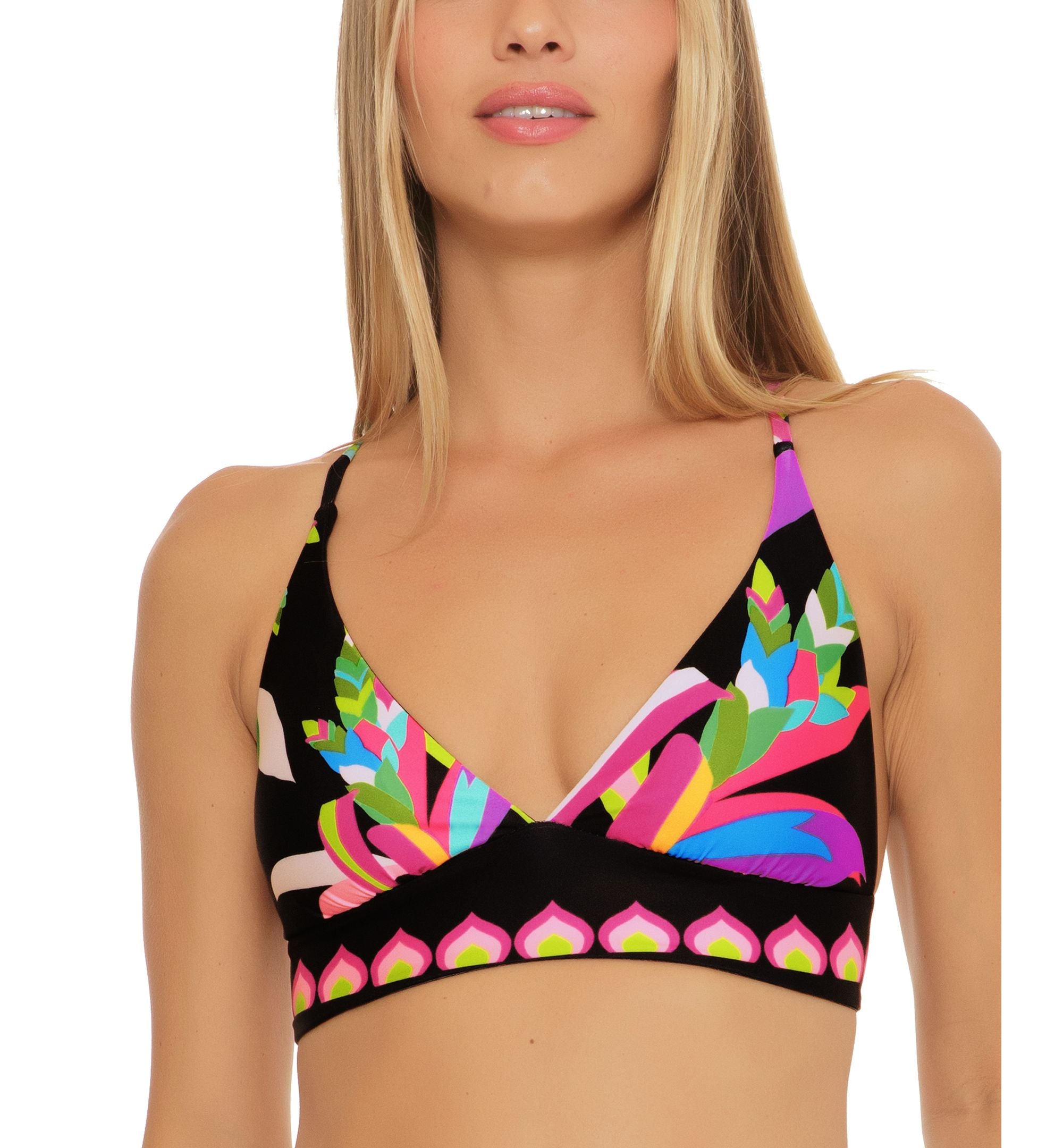 Women's Birds Of Paradise Reversible Bikini Top