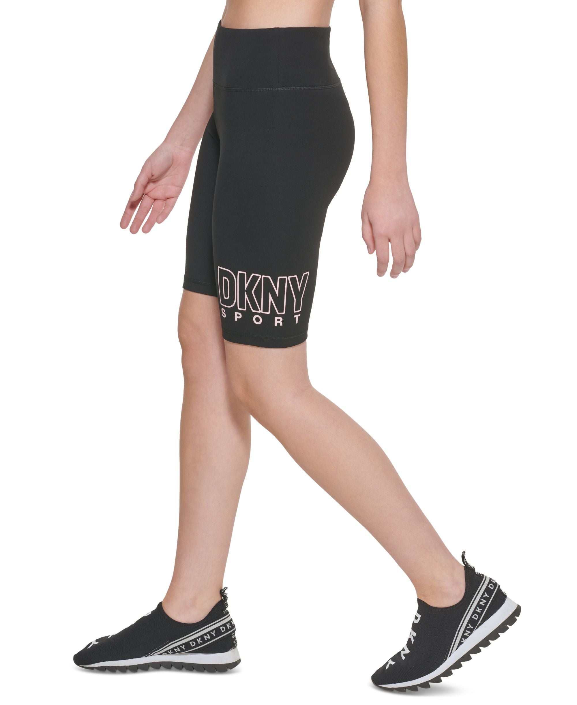 DKNY Sport Womens High Waist Bike Shorts