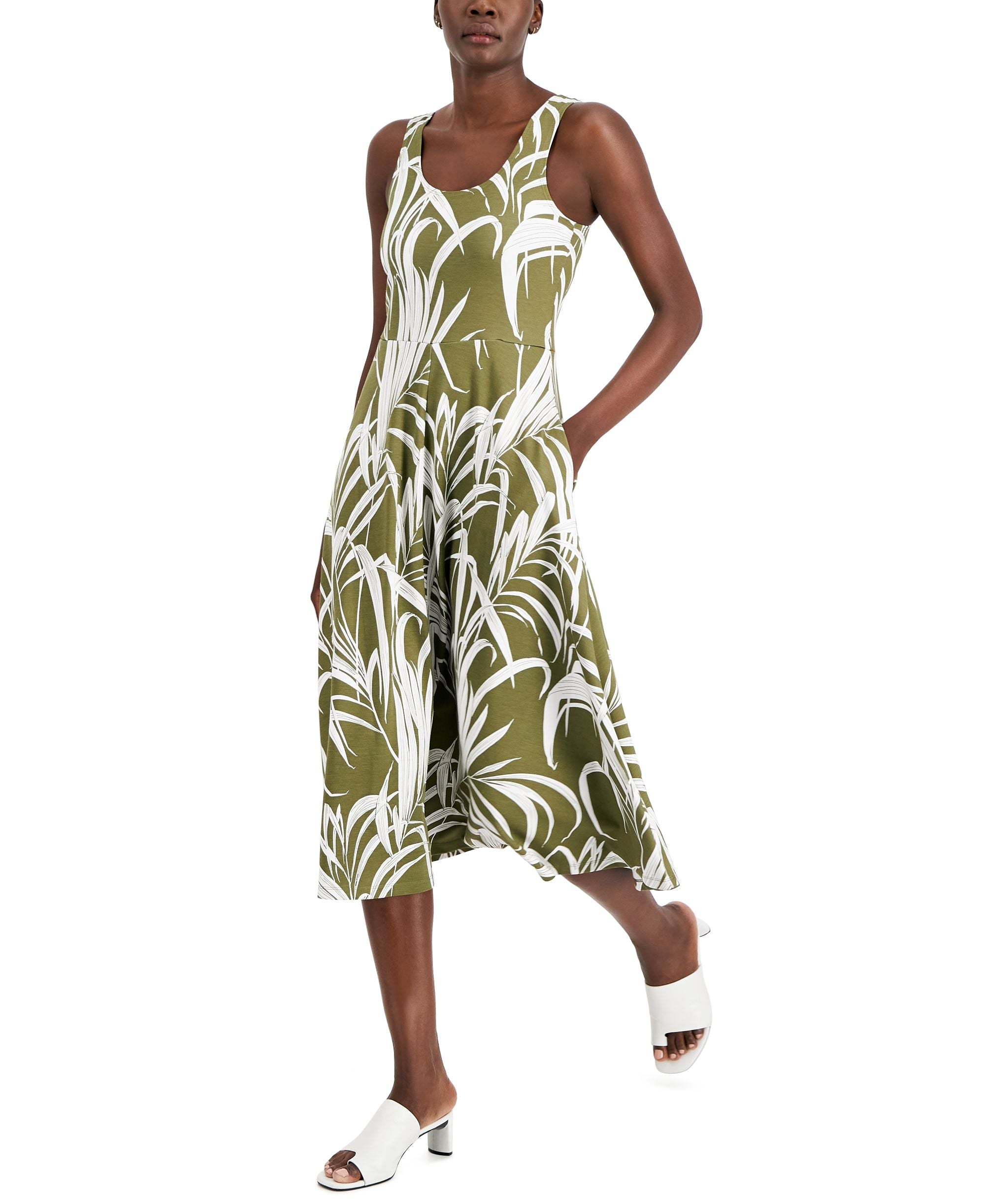 Alfani Sleeveless Midi Dress