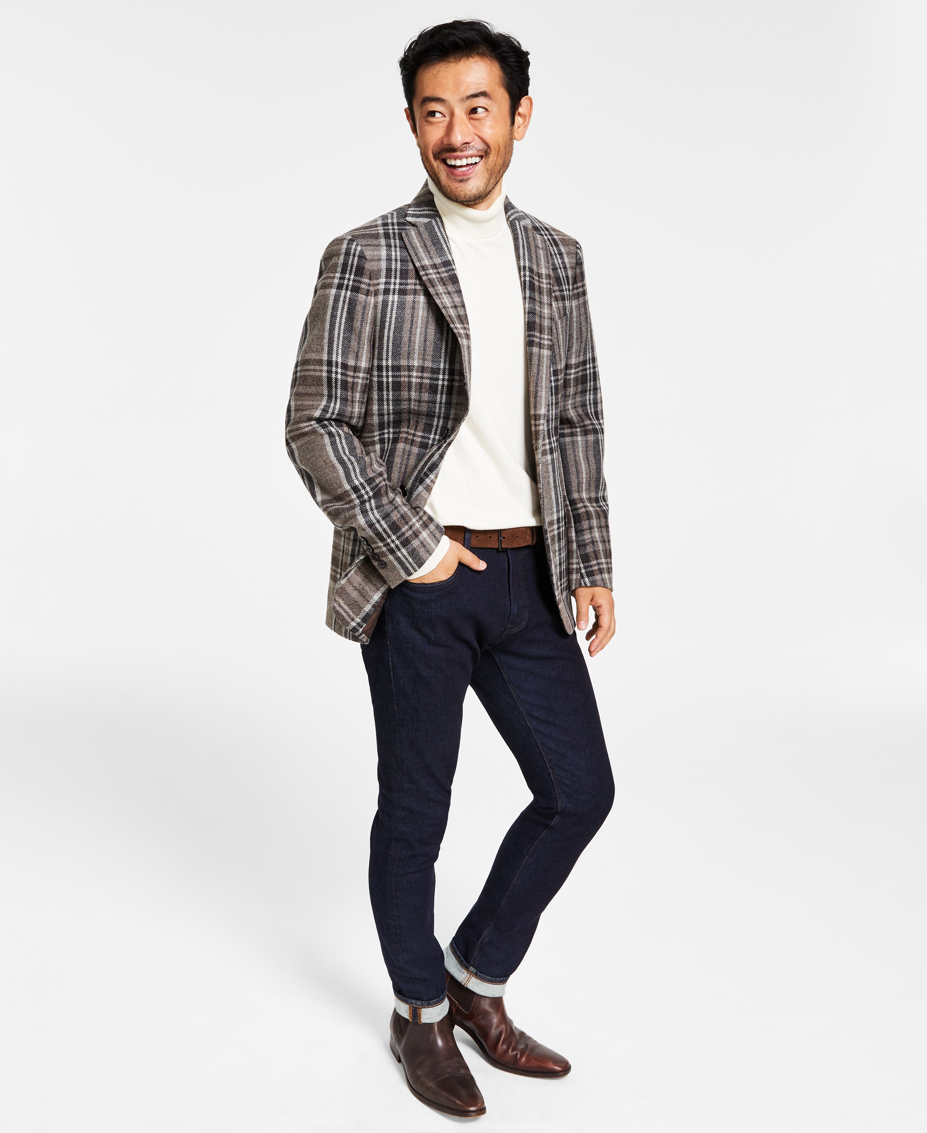 Men's Wool Classic-Fit Ultraflex Stretch  Blazers
