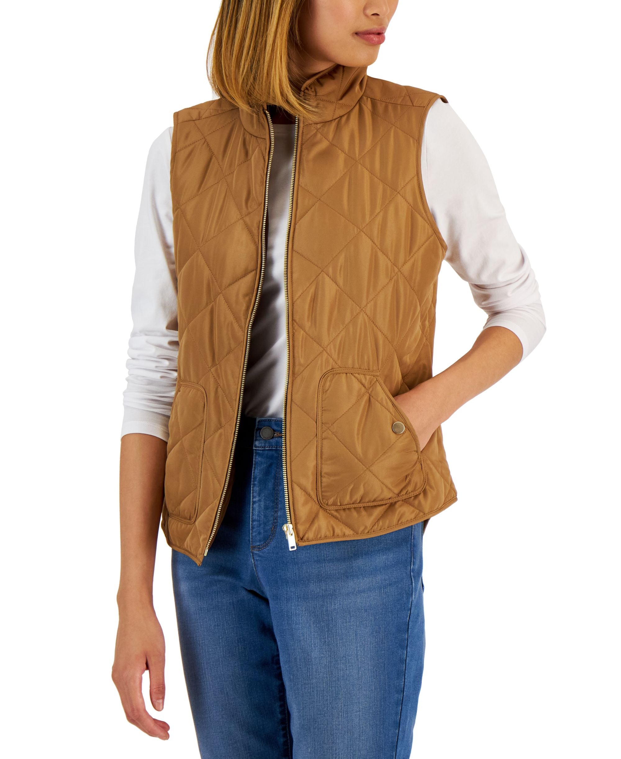 Charter Club Quilted Vest