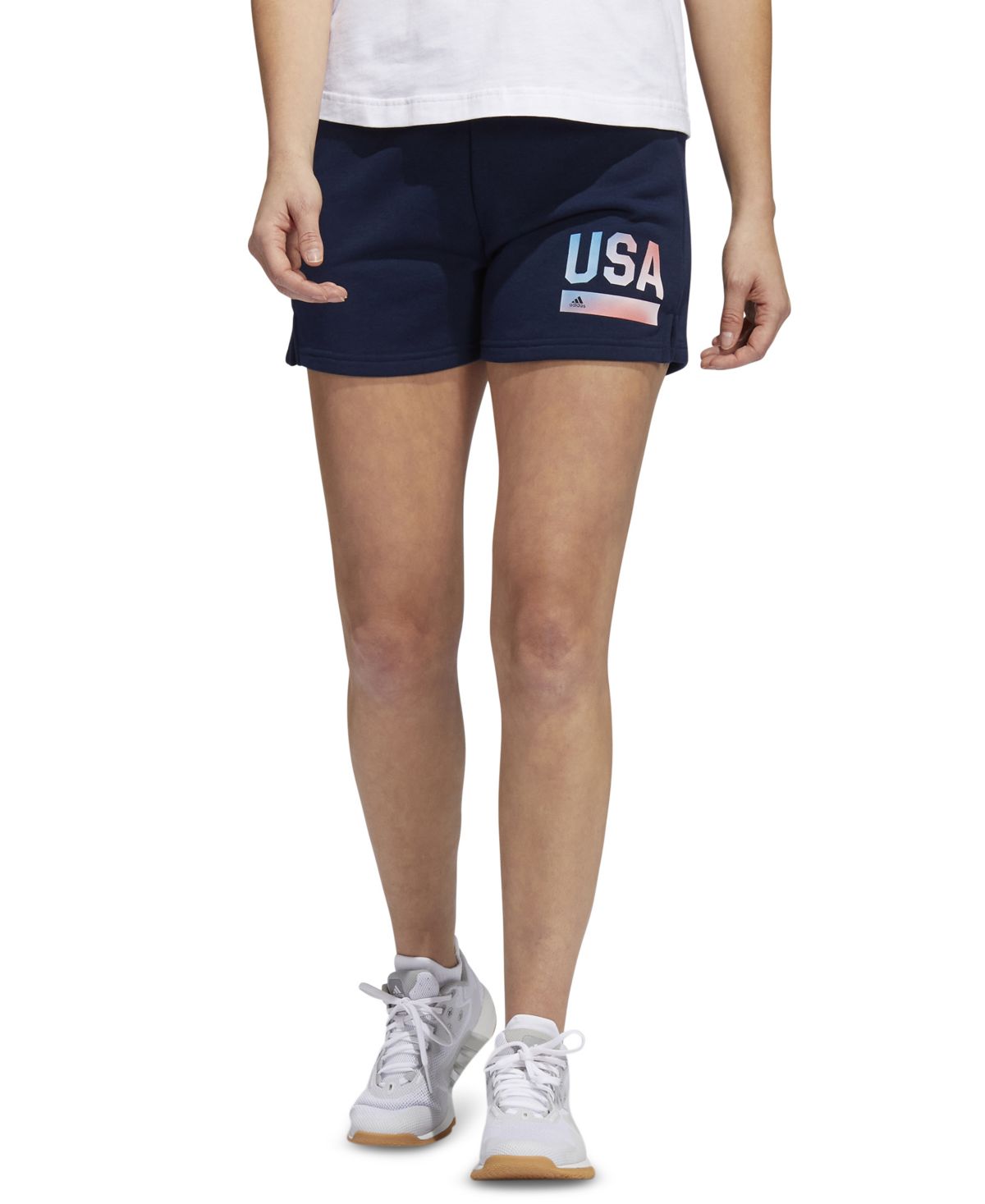 Adidas Womens Americana Drawstring Shorts
