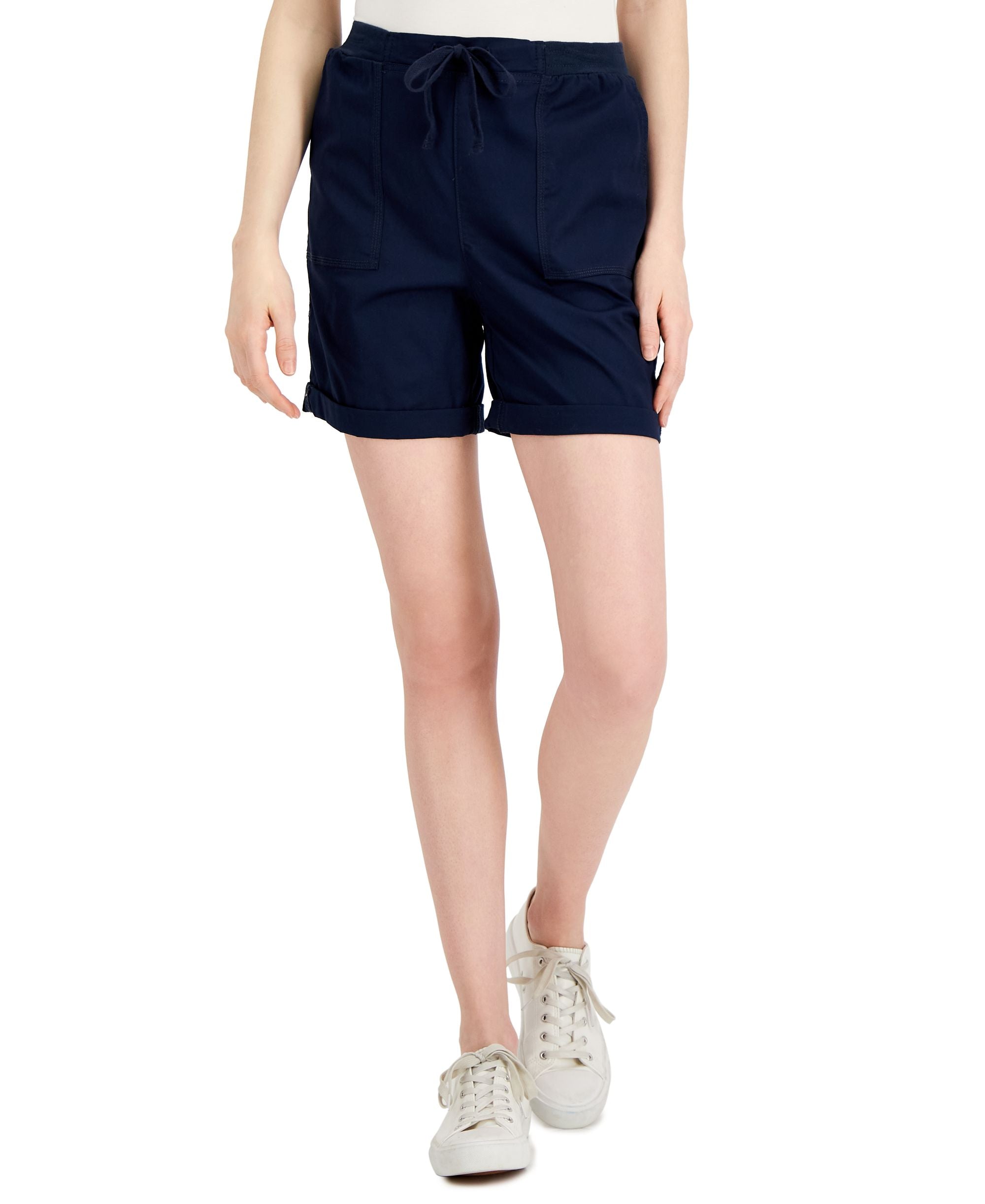 Style & Co Petite Utility Drawstring Shorts