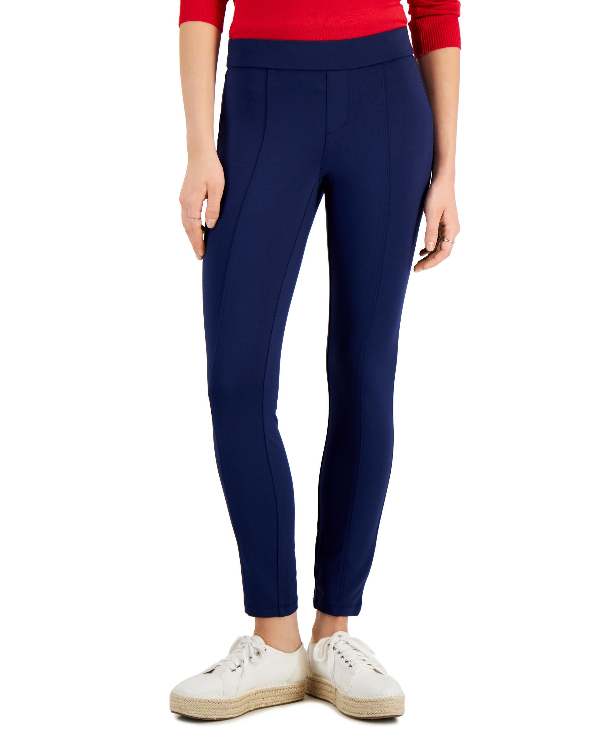 Style & Co Womens Ponte Pull On Pants