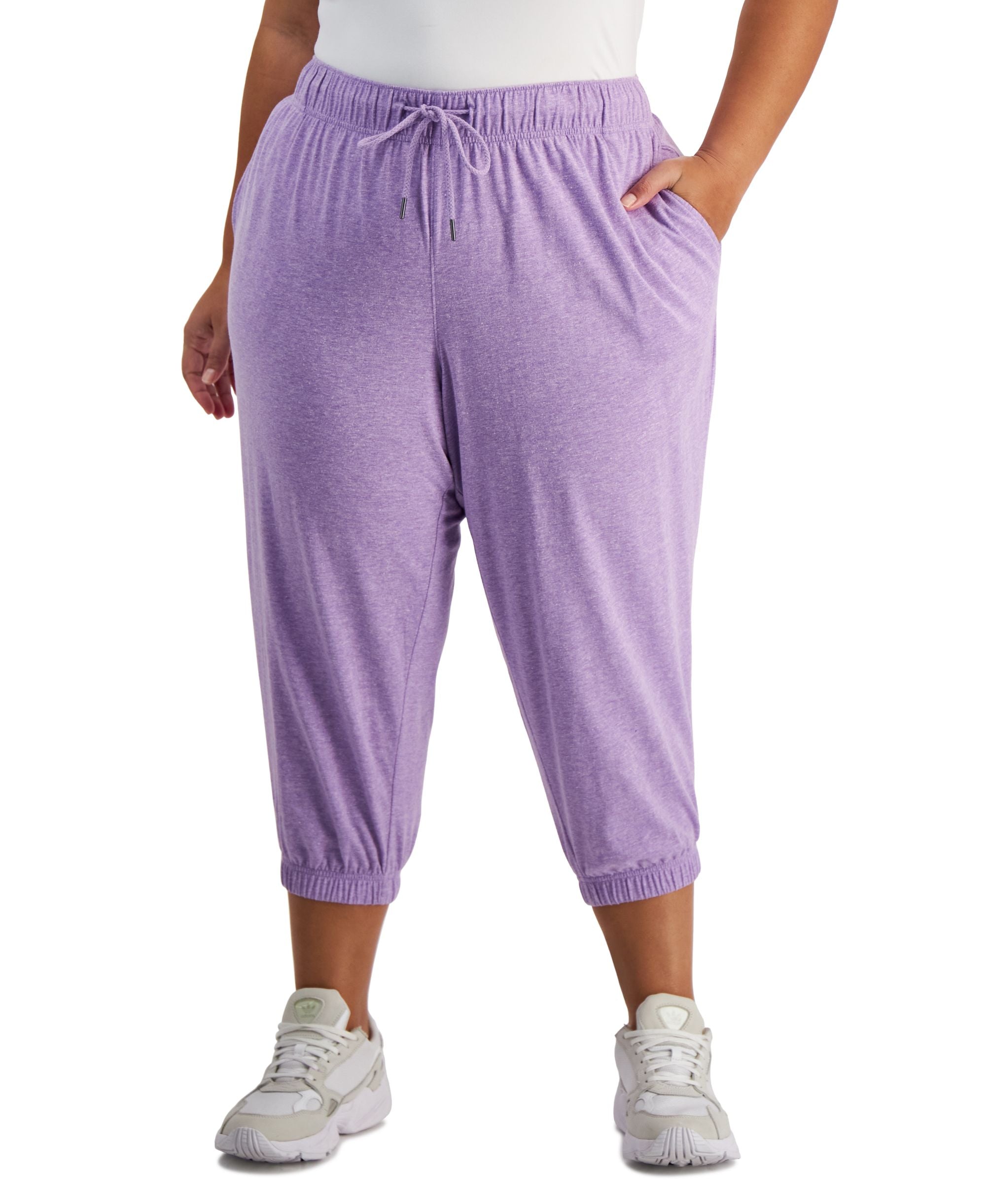 ID Ideology Performance Plus Size Cropped Jogger Pants