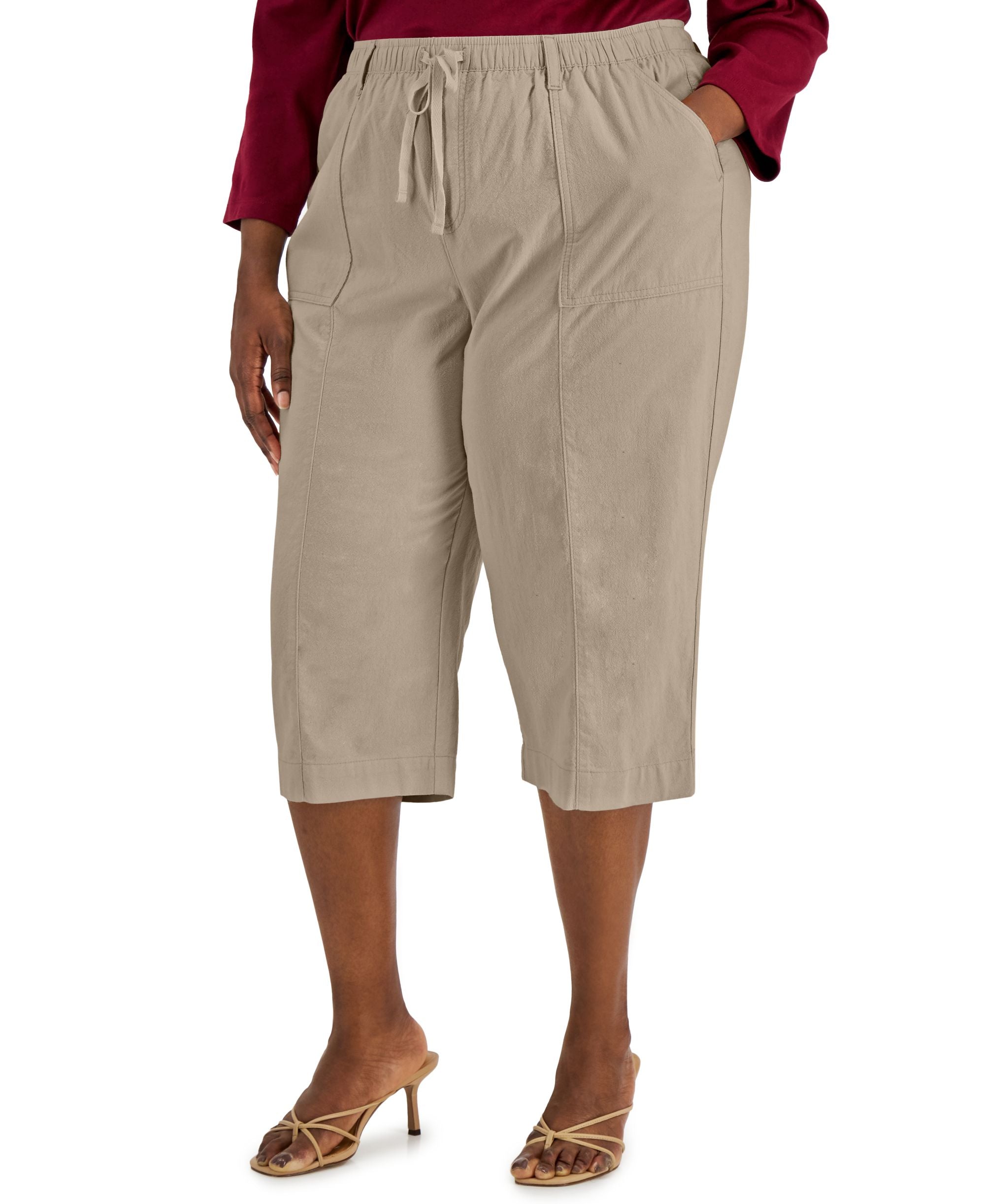 Karen Scott Plus Size Charlie Capri Pants