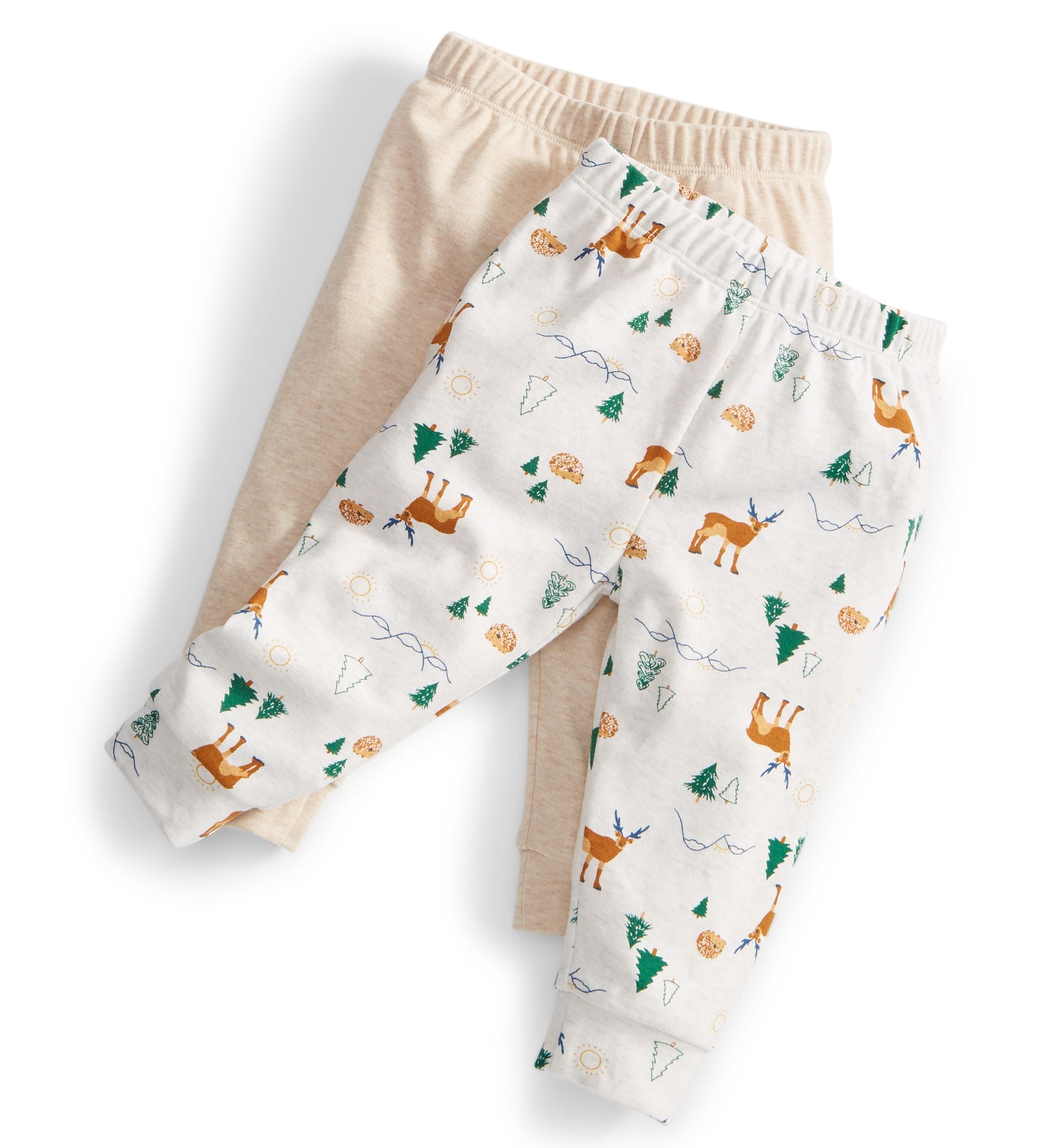First Impressions Baby Boys Critters & Solid Pants, Pack of 2
