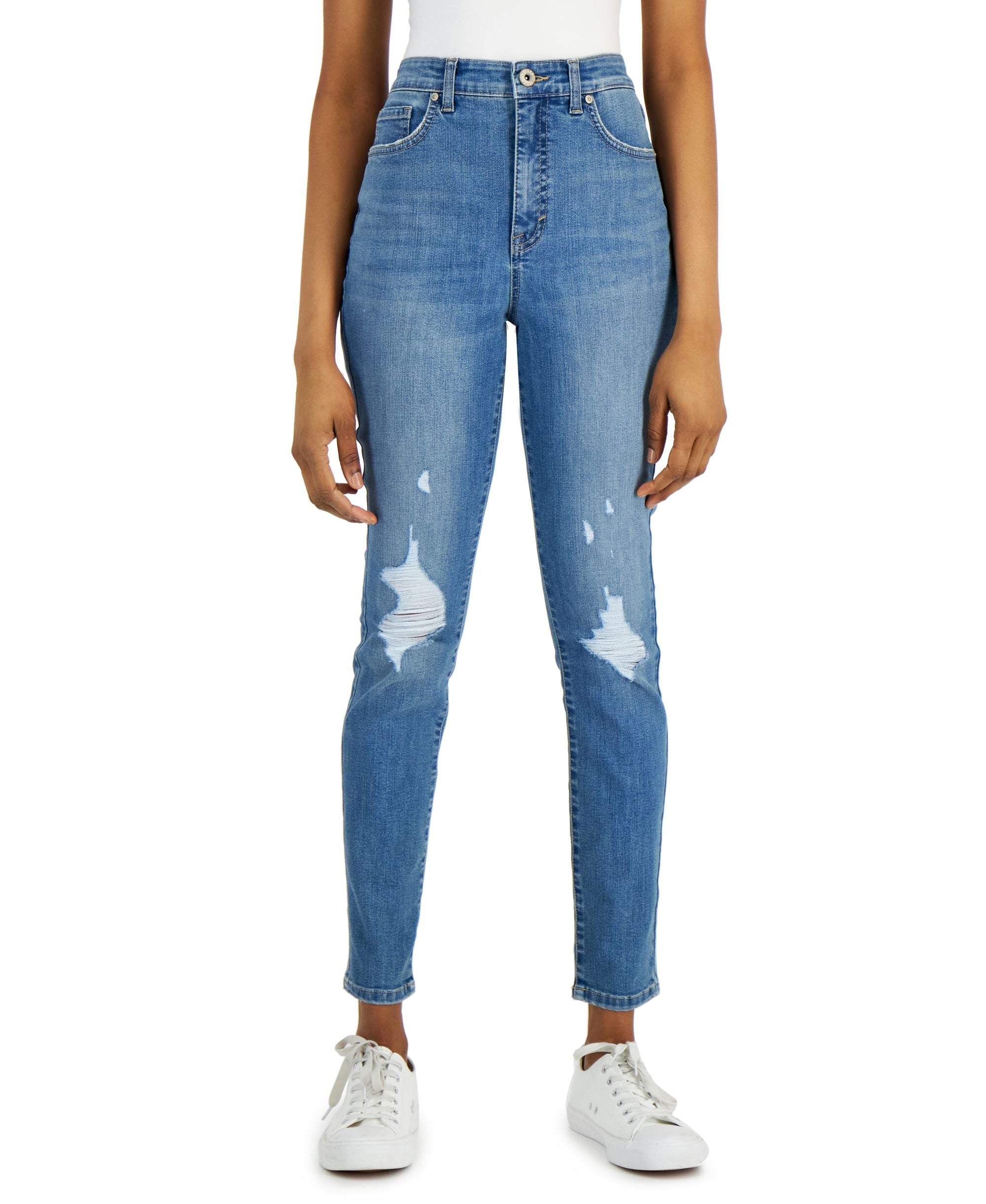 Style & Co Petite High Rise Skinny Jeans