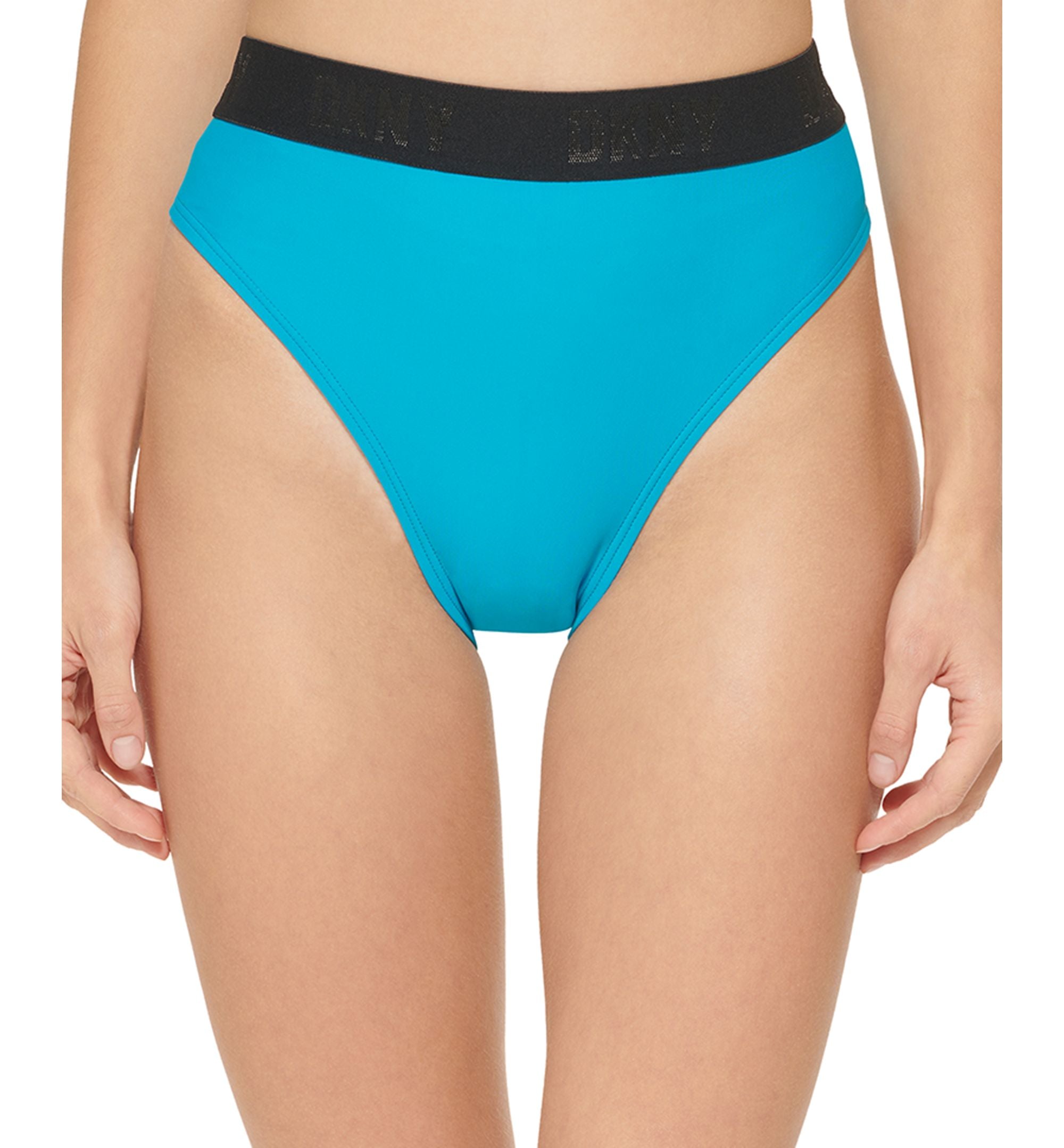 Women's High-Waist Logo Bikini Bottoms