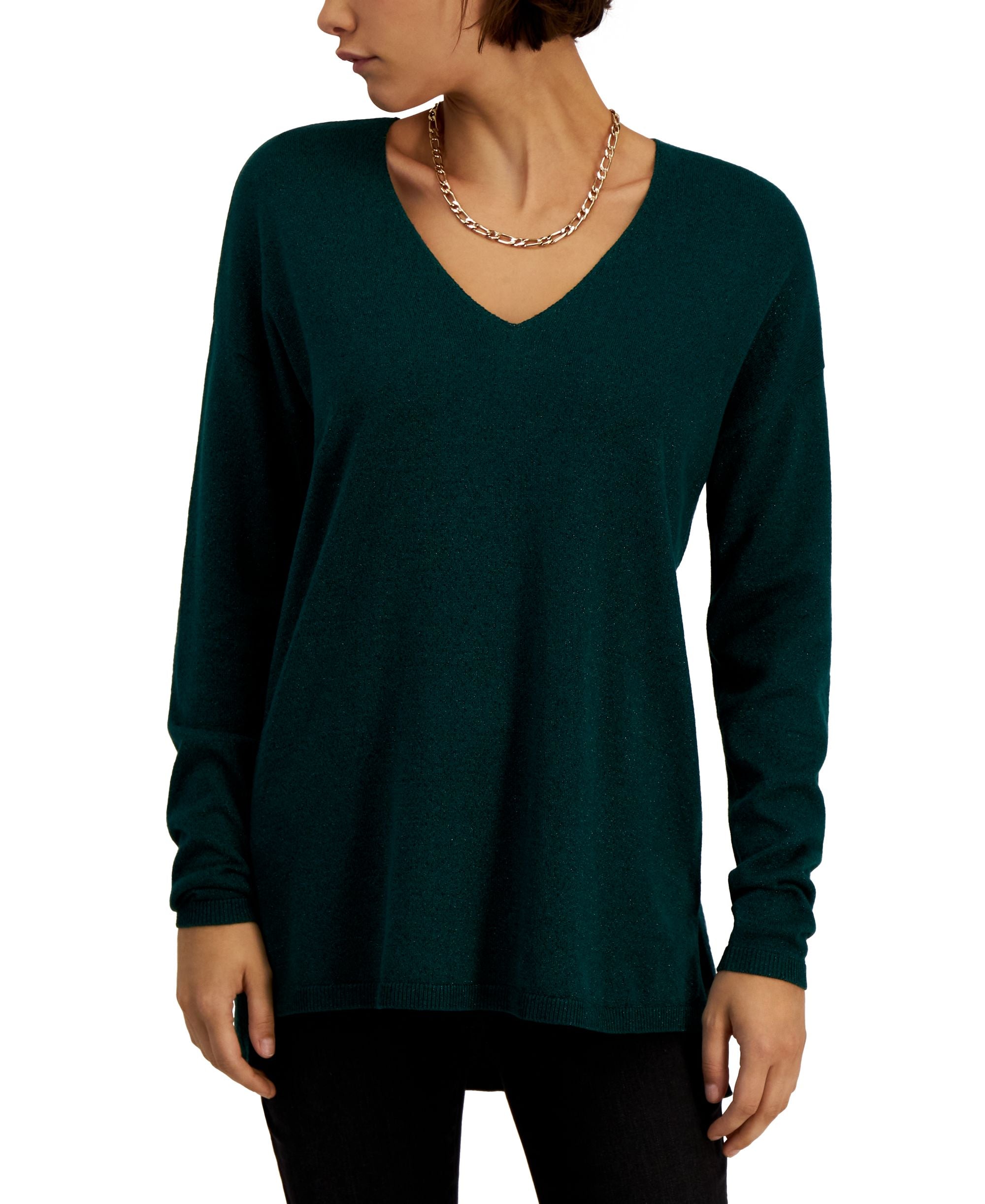 Women's Shine V-Neck Long-Sleeve Tunic