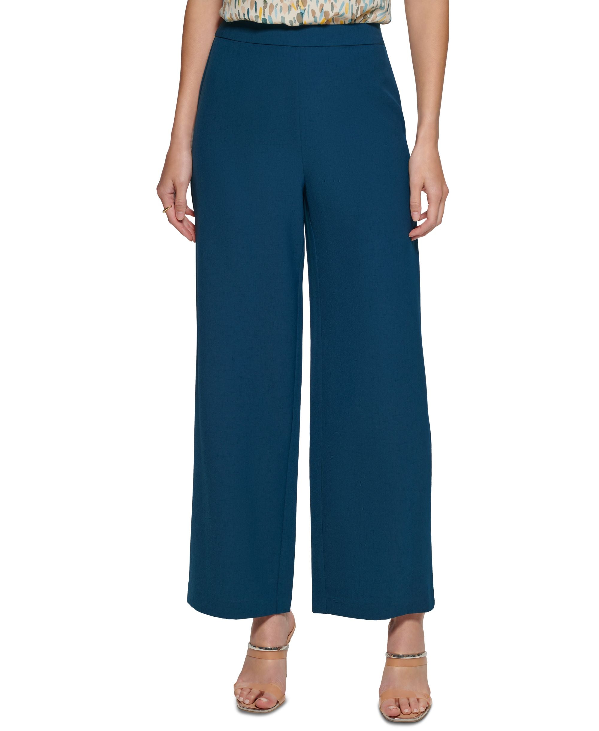DKNY Womens Wide Leg Pants