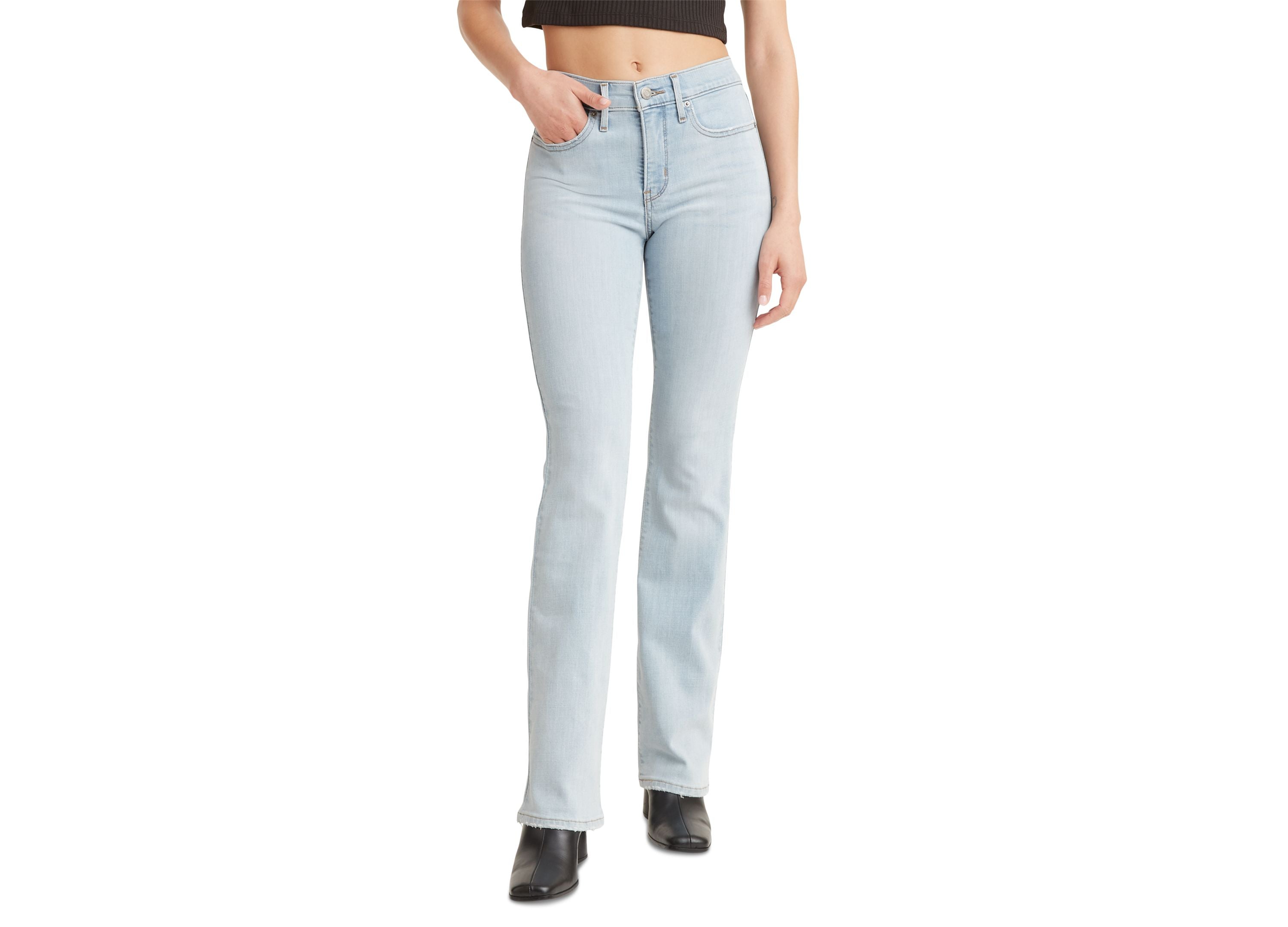 315 Shaping Mid Rise Lightweight Bootcut Jeans
