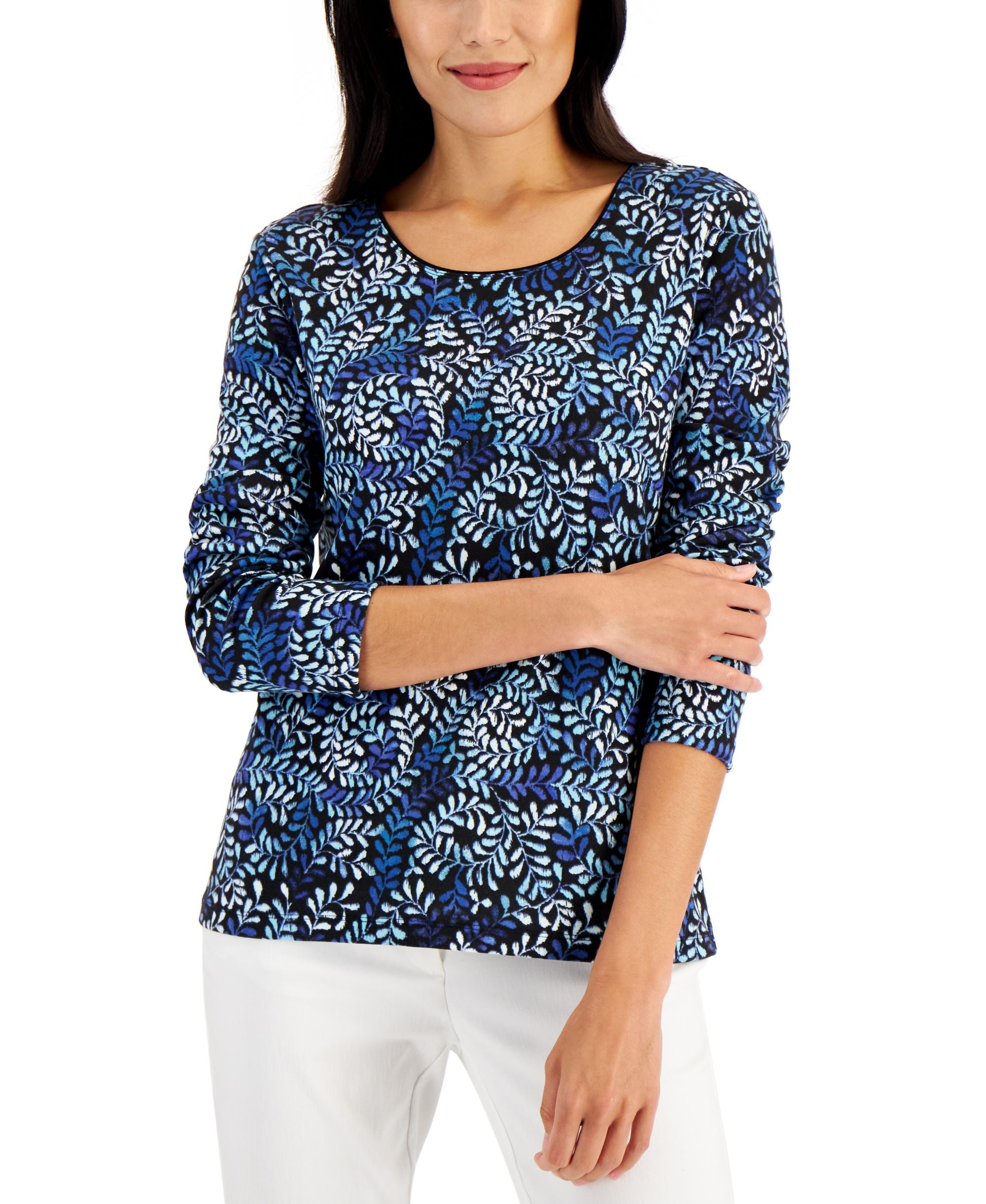 Women's Astrid Swirl Printed Top