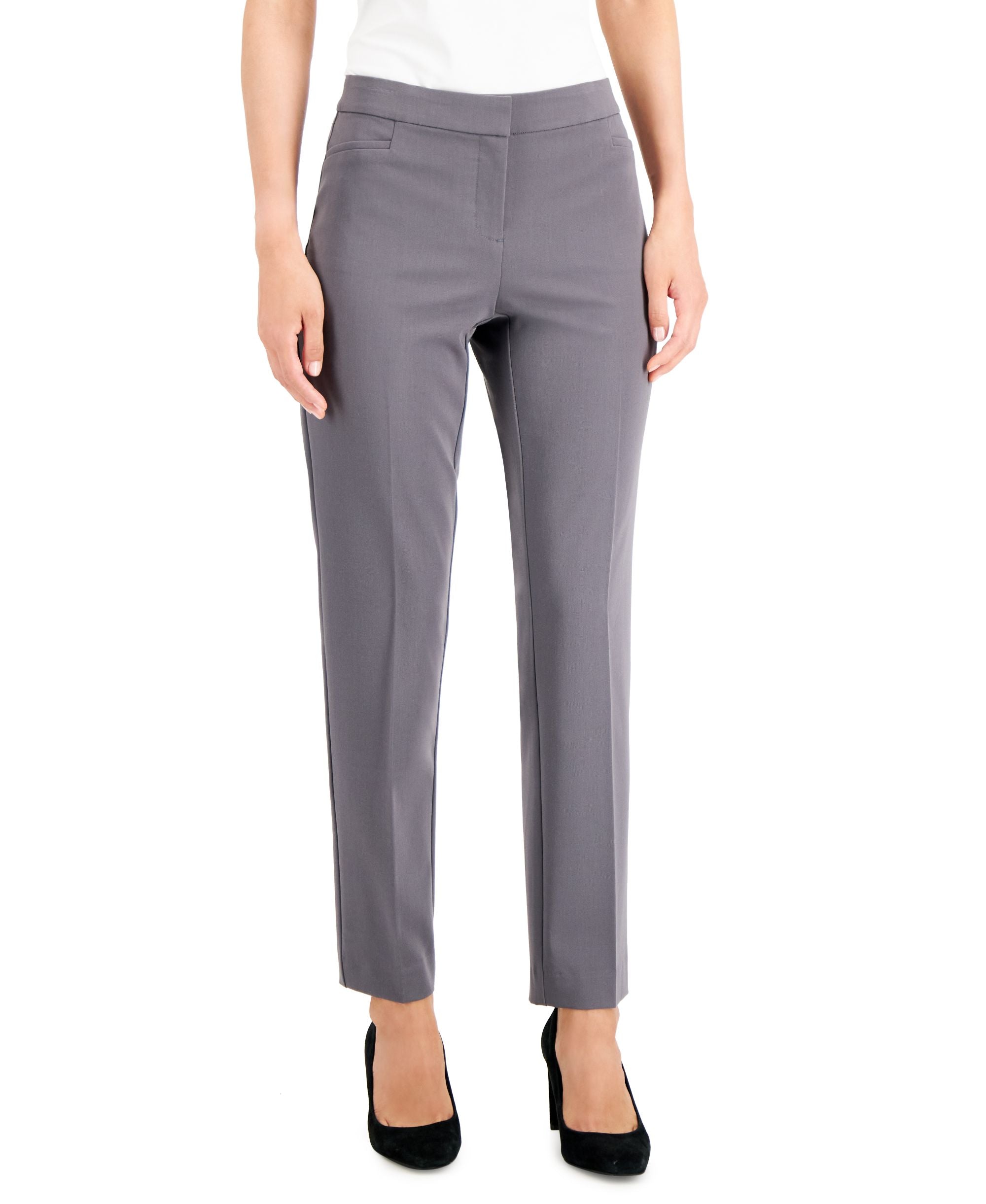 Petite Modern Straight-Leg Pants