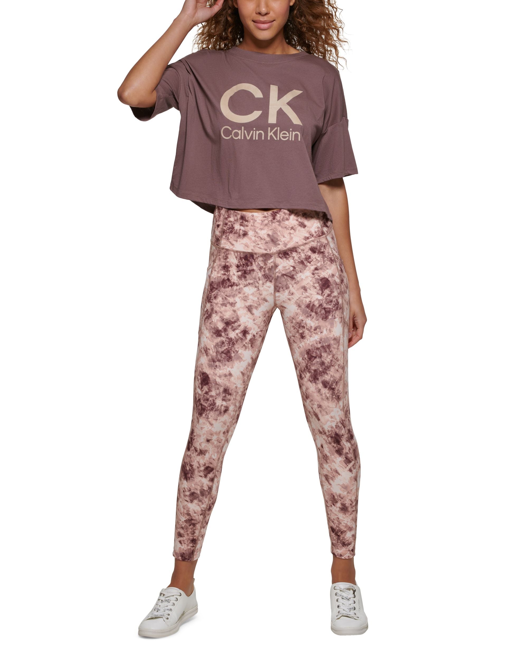 Calvin Klein Performance Printed High Rise 7/8 Leggings