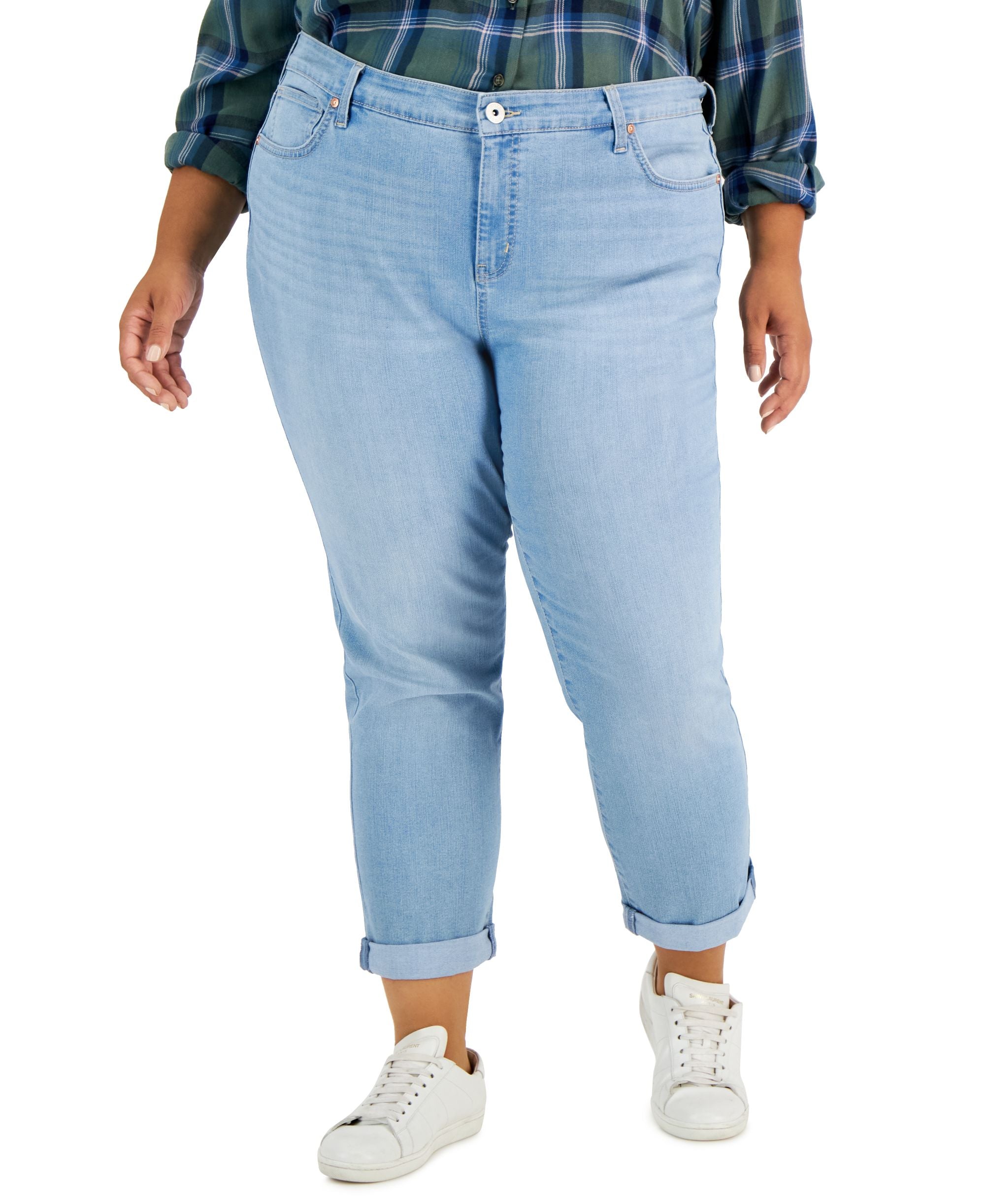 Style & Co Plus Size Girlfriend Jeans